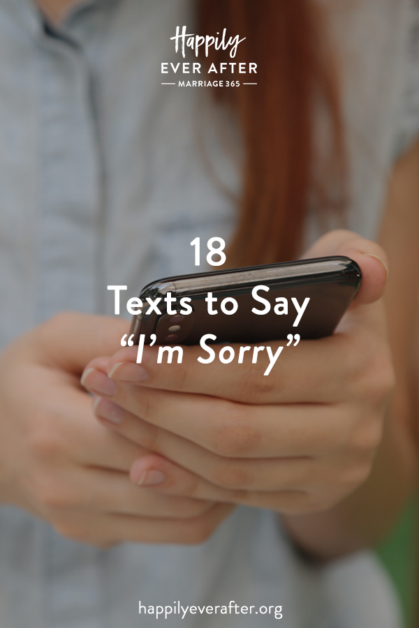 Sorry text for her