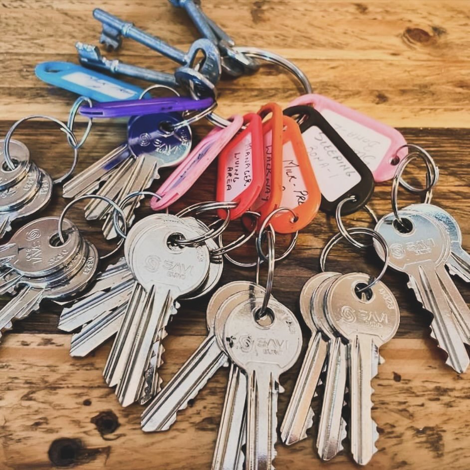 When they give you the keys to your new rhino orphanage &lt;&lt; we&rsquo;ll need a bigger key ring &gt;&gt;. This is actually quite an emotional gesture. This facility has been the dream since 2017 when the orphans at Thula Thula shook me wide awake