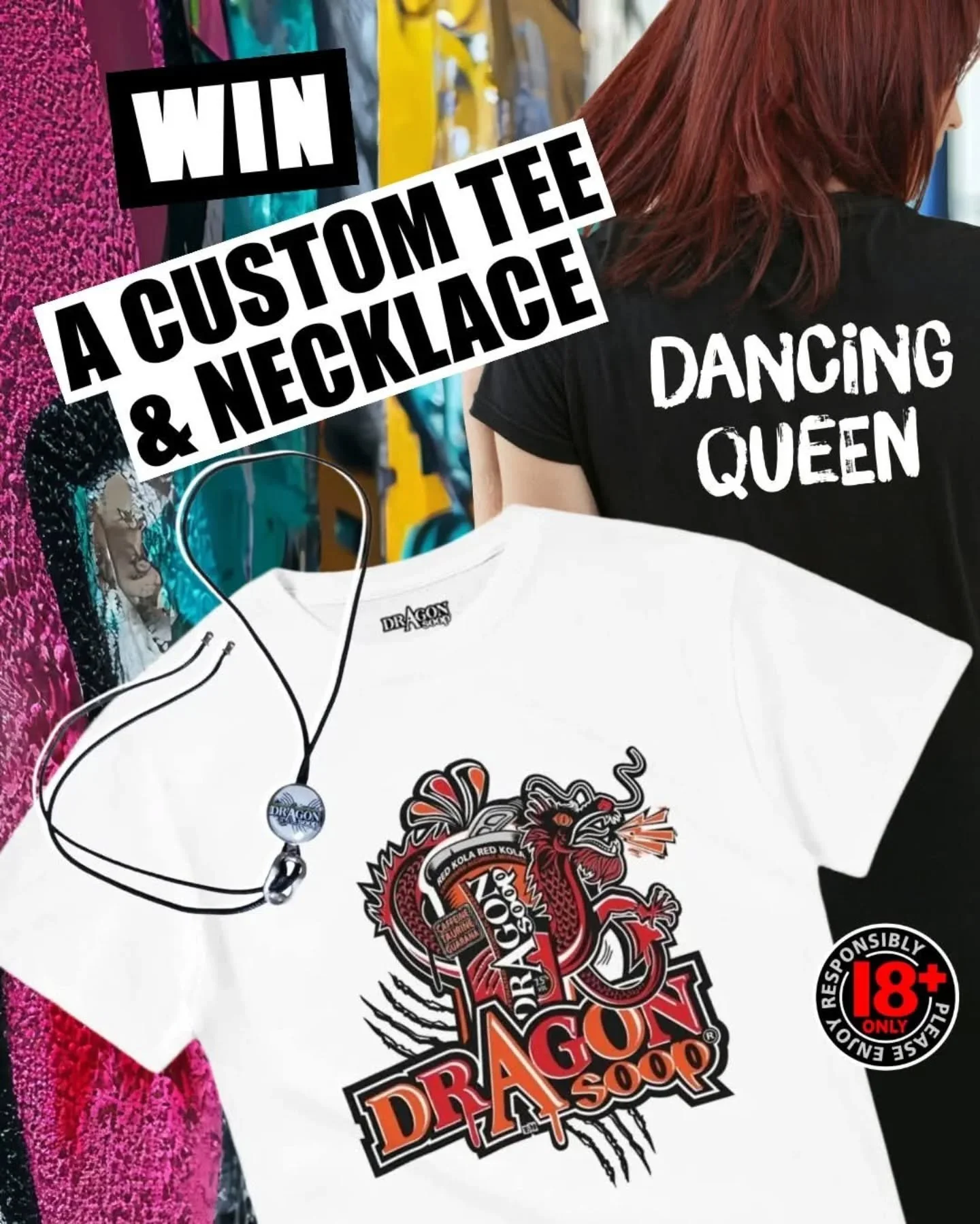 ✨DRAGON SOOP MERCH COMP ALERT!✨

Tell us the NICKNAME your mates gave you for the chance to WIN a Dragon Soop Graffiti style shirt and a SOOPER corded necklace created by talented fan Aime Lou of @hookers_rook 🐉🔥

We also want to hear the story of 
