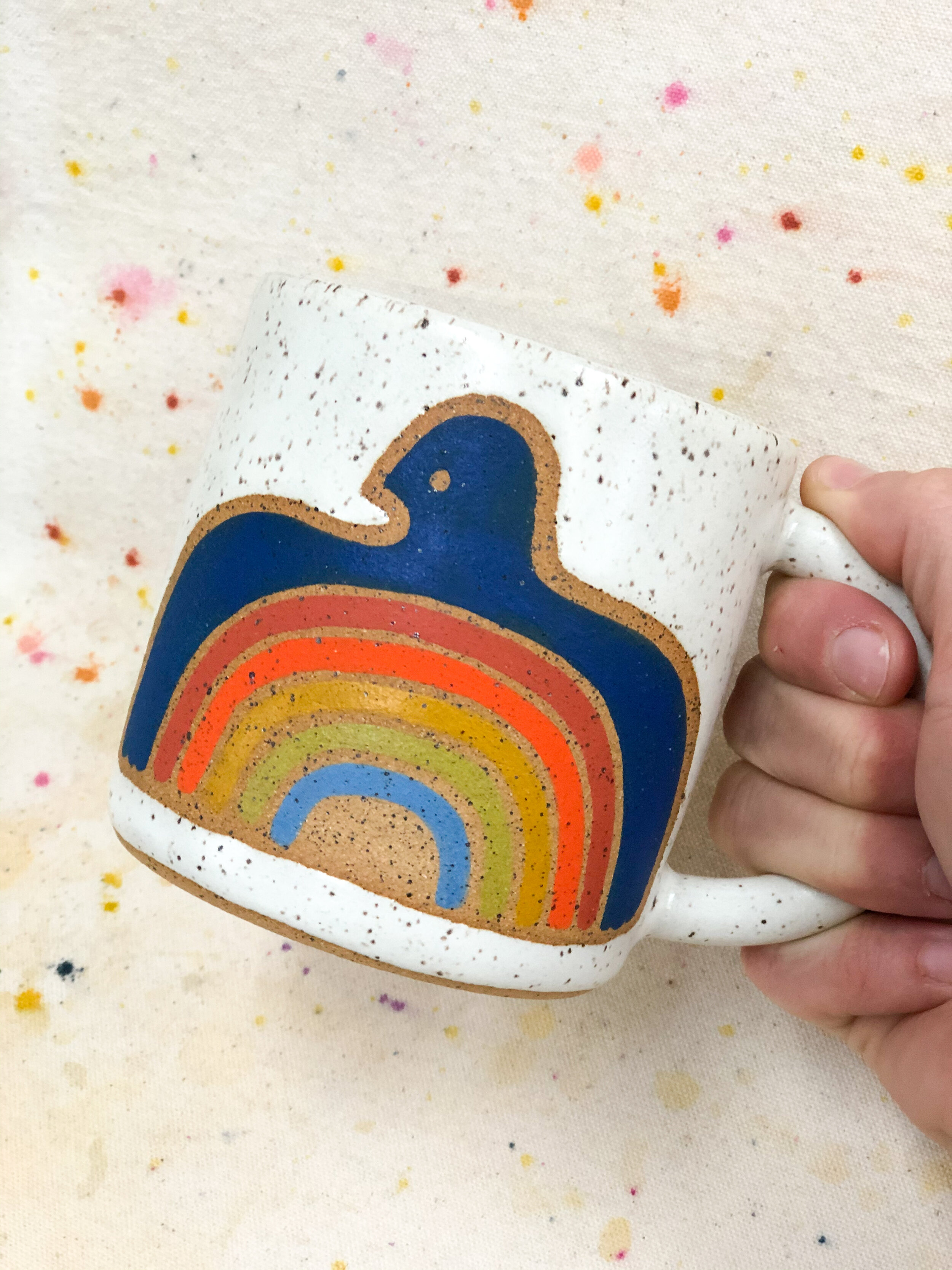 PREORDER Rainbow Muse Mug Bluebird