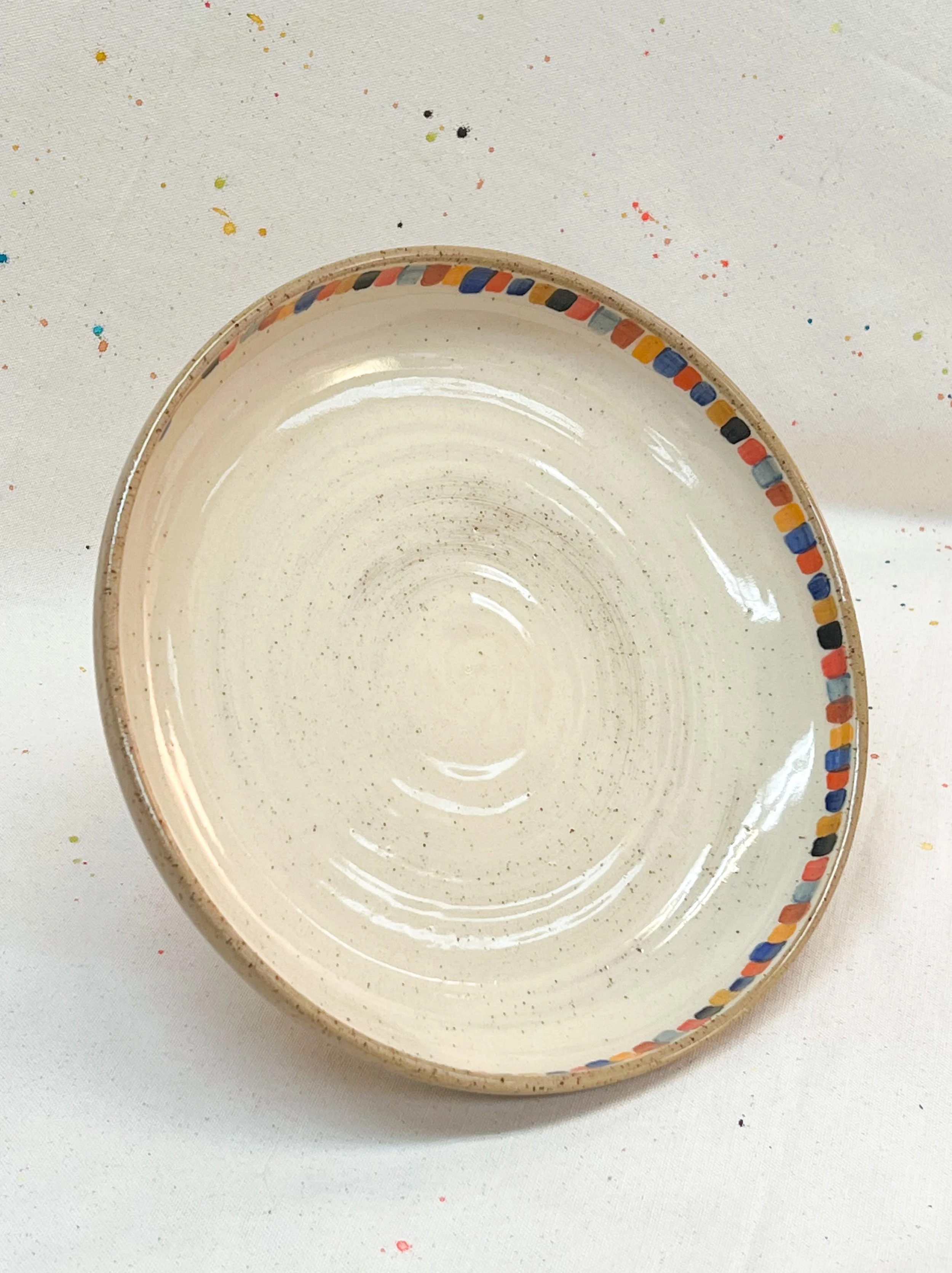 Large Brushstrokes Platter