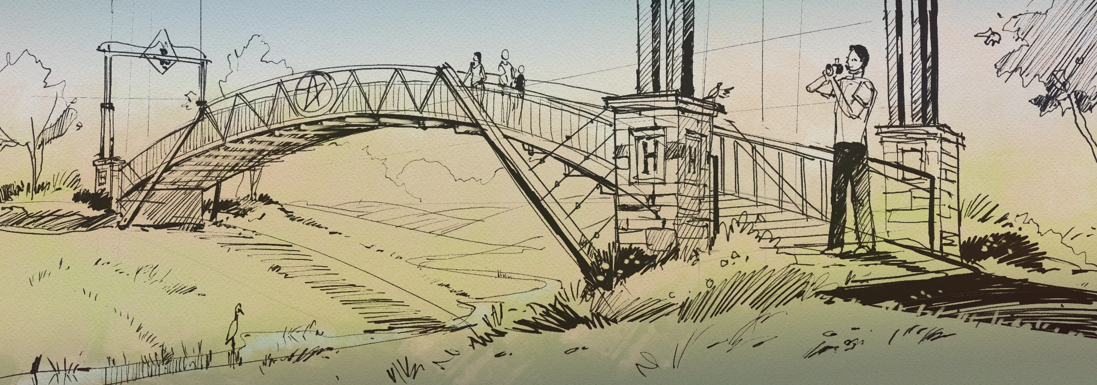 Pedestrian Bridge Concept Sketch_Color.jpg