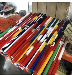 FIL World Championship Games 2018 custom sticks