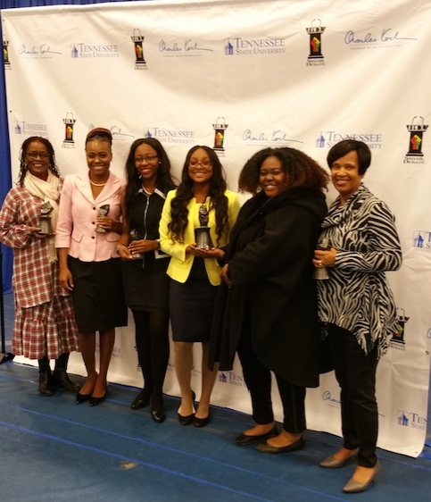 (Pictured from left to right:Dr. Bridgett Rahim-Williams, Ashlyn Denson, Terraka Streeter, Melnetra Williams, LaVencia Walker, and Dr. Claudette McFadden)