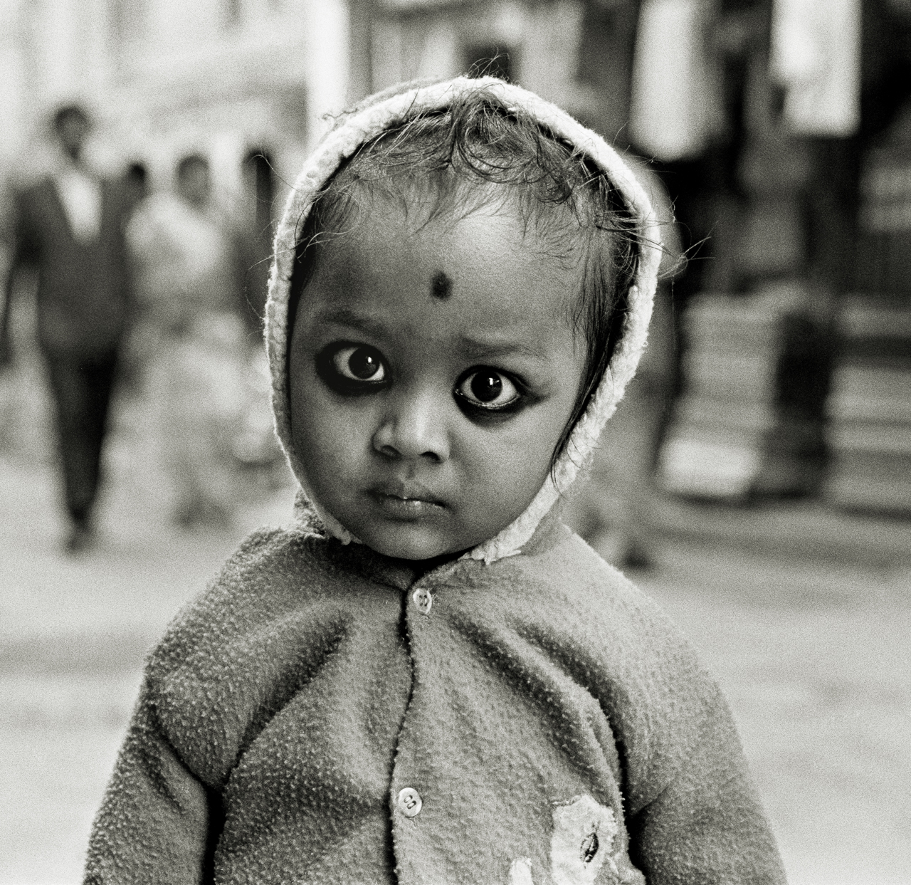 Child with Charcoal Eyes, Kathmandu, Nepal 1997