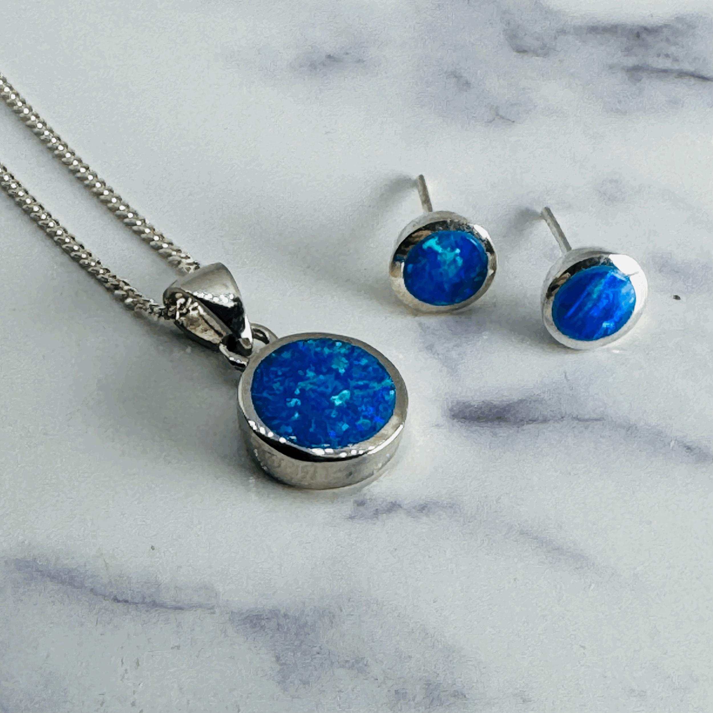 Opal Circles Matching Set