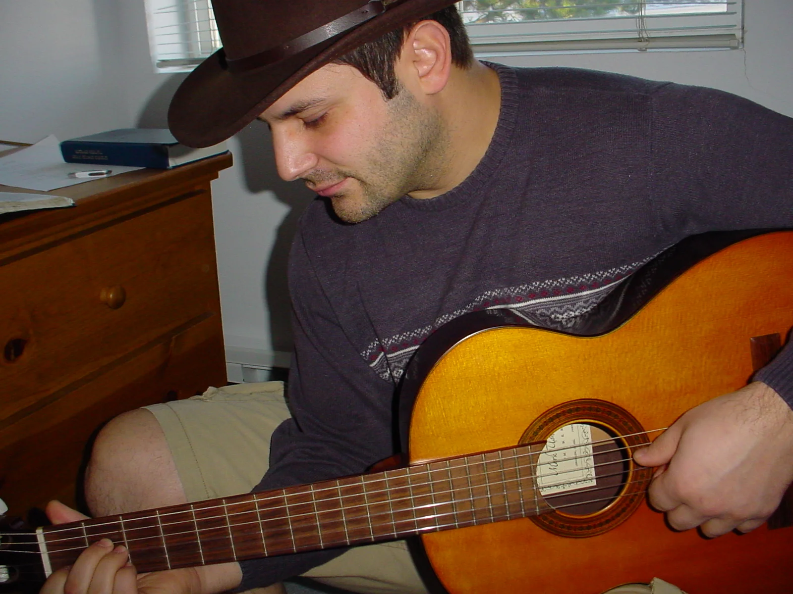 My first guitar, Jerusalem, 2004