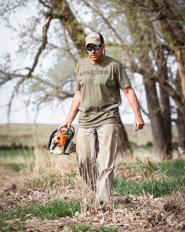 It&rsquo;s almost time to start the spring work projects... what do you have planned? #inspiredwild #jointheadventure #killerfoodplots #conquermore .
.
.
@killerfoodplots @mtnops @oldtimer_knives @hooymansaws 📷 by @garrett_drach