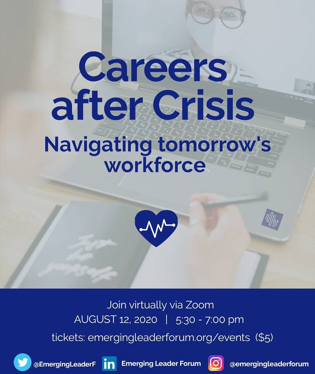 Hello 👋🏻 ELF Community!

We are #excited to announce our next #virtual event!

Careers after Crisis: Navigating Tomorrow&rsquo;s Workforce panel, where healthcare leaders in #home care, cybersecurity, #health #technology, and clinical quality, and 