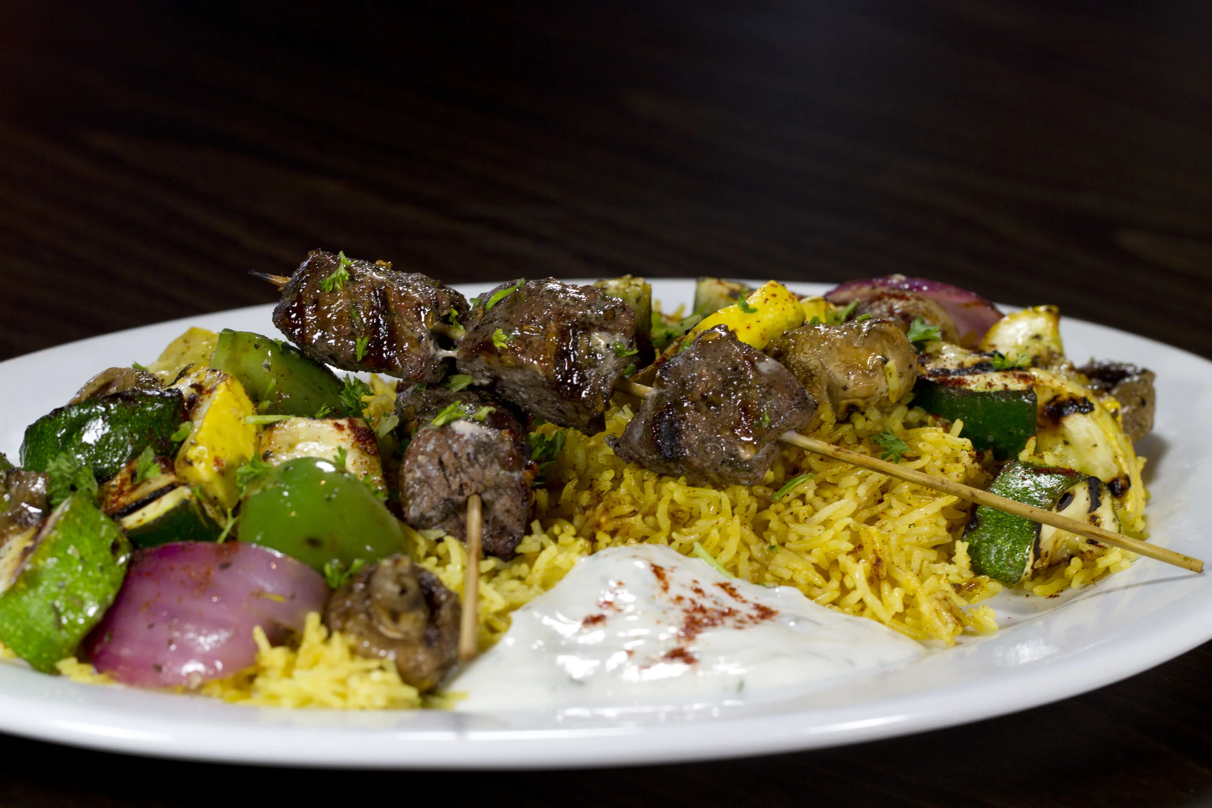 Beef Kebab Platter