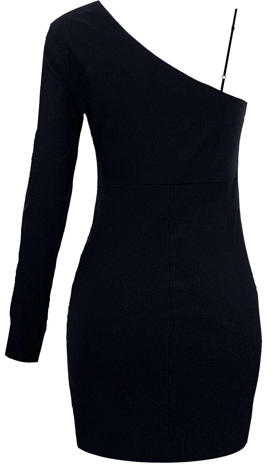 Single sleeve dress back