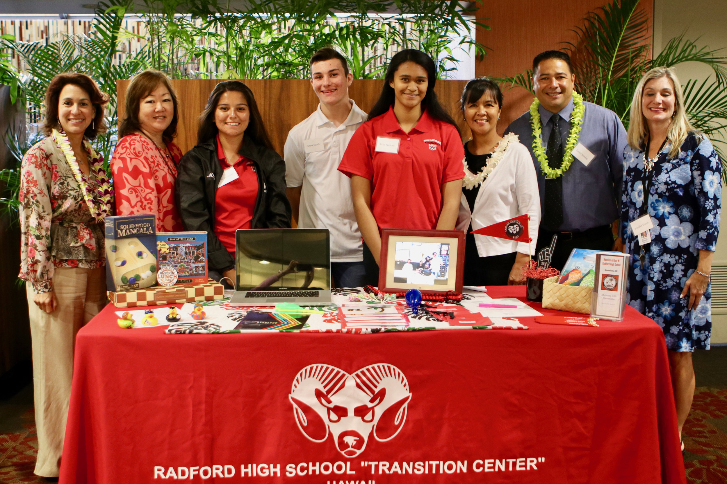 Radford High School returned to the conference this year with lots of resources at their resource table. (Copy)