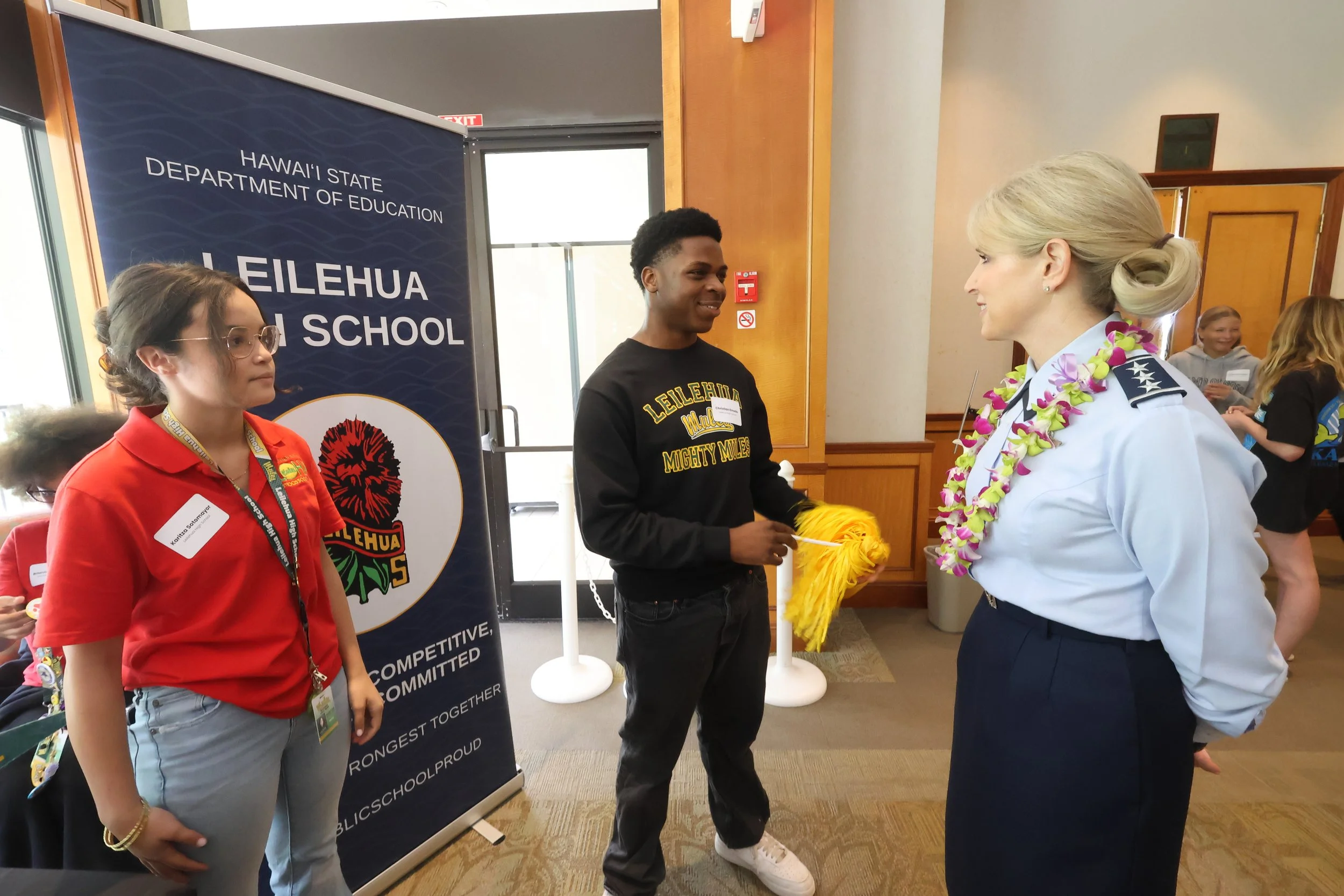 Leilehua High School Resource Table.JPG