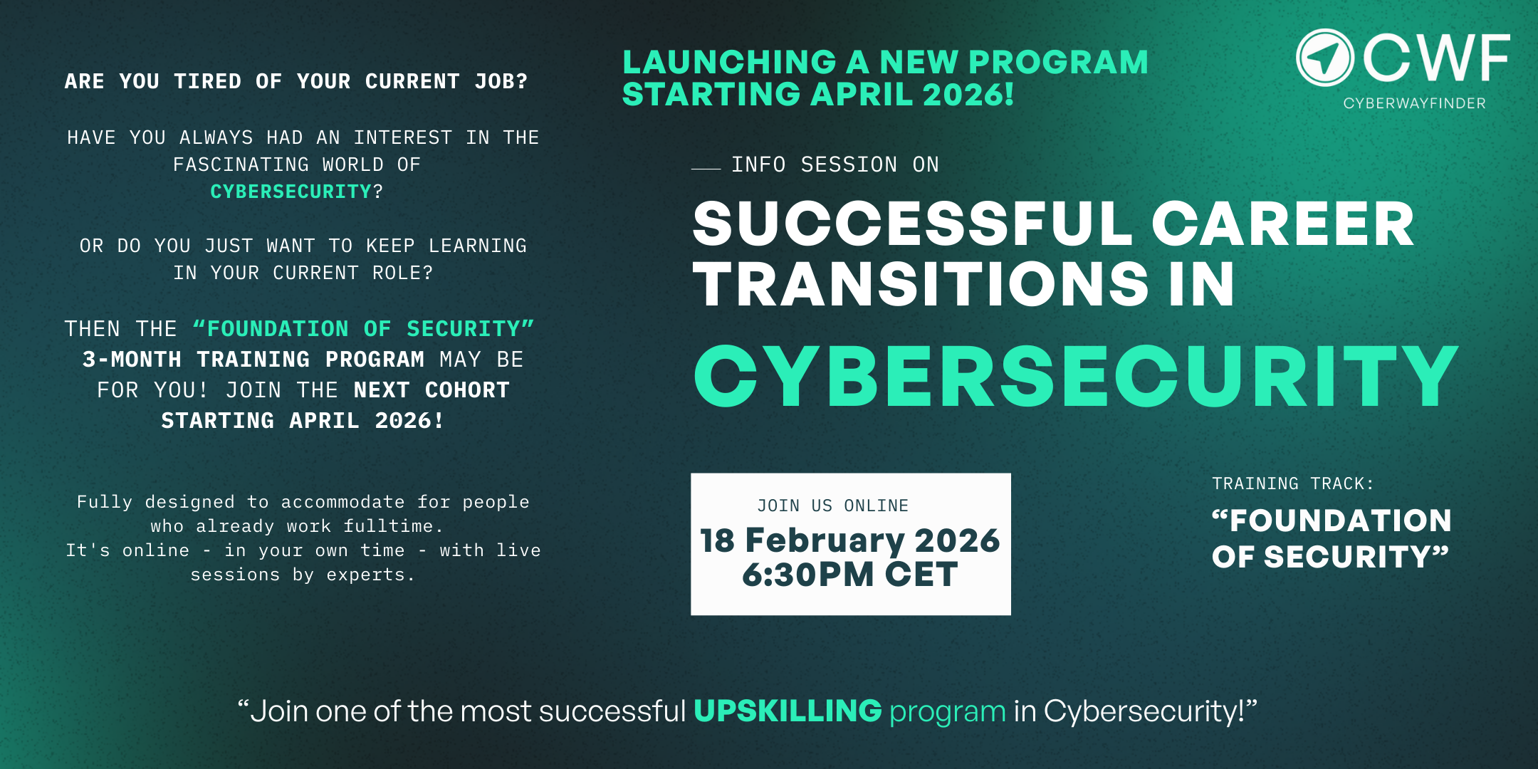 Foundation of Security 2026 - Online Info Session