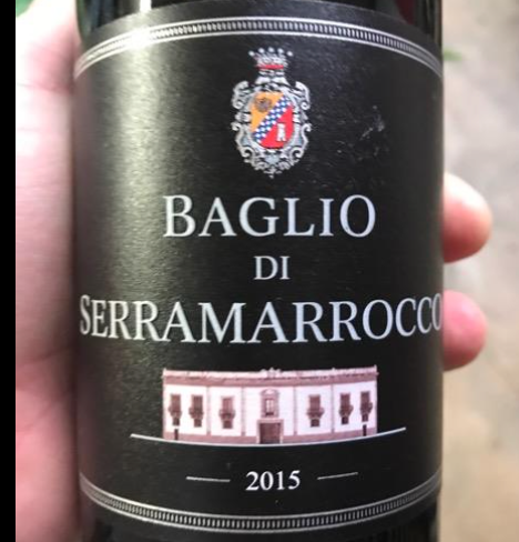 Wine of the Week! Serramarrocco 'Baglio' Nero d'Avola - Sicily 