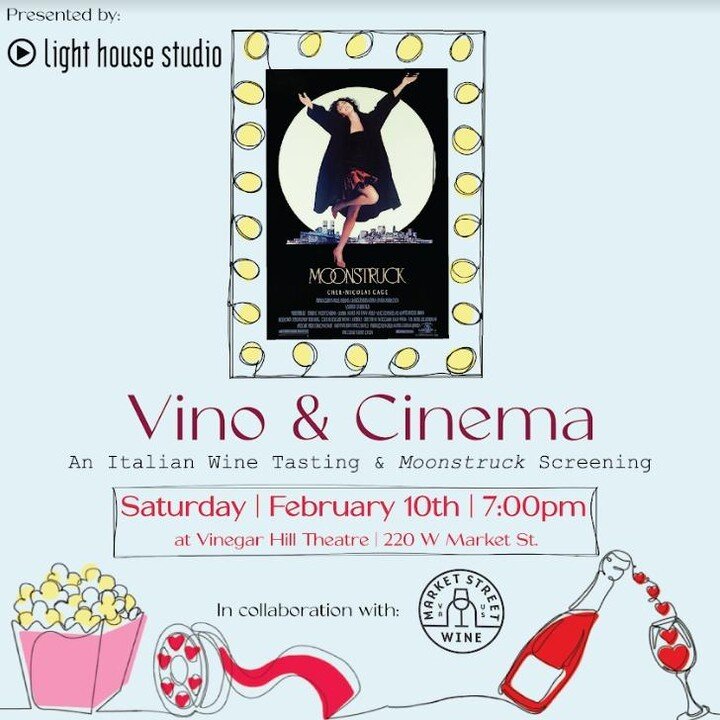 This Saturday we teamed up with Light House Studio for wine &amp; movie night!