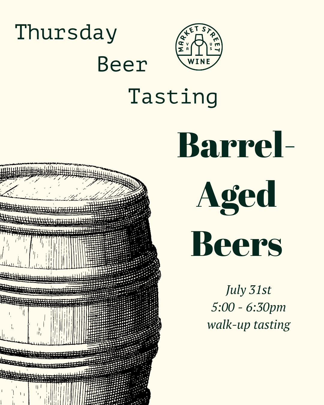 Thursday Tasting : Barrel-Aged Beers