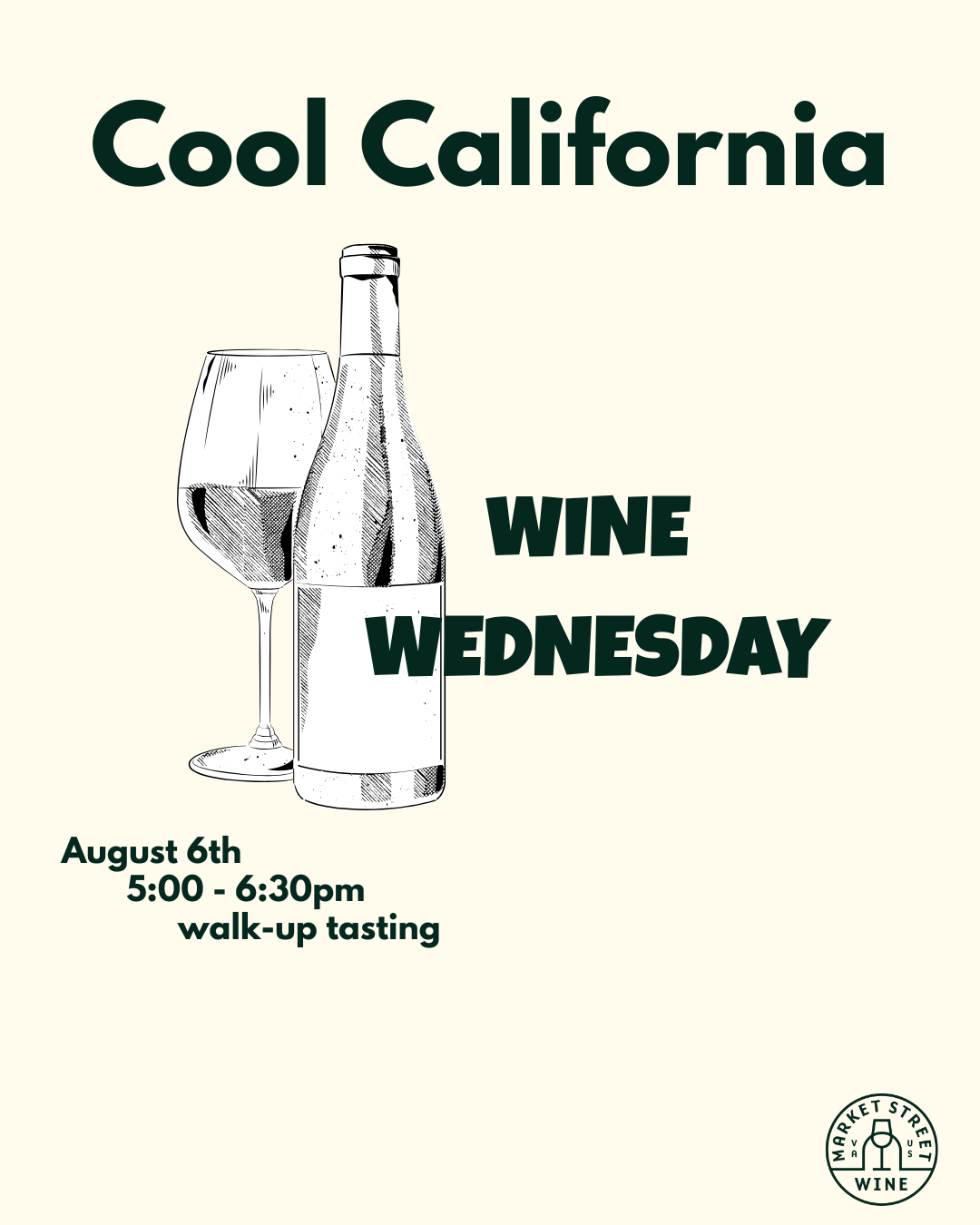 Wine Wednesday : Cool California
