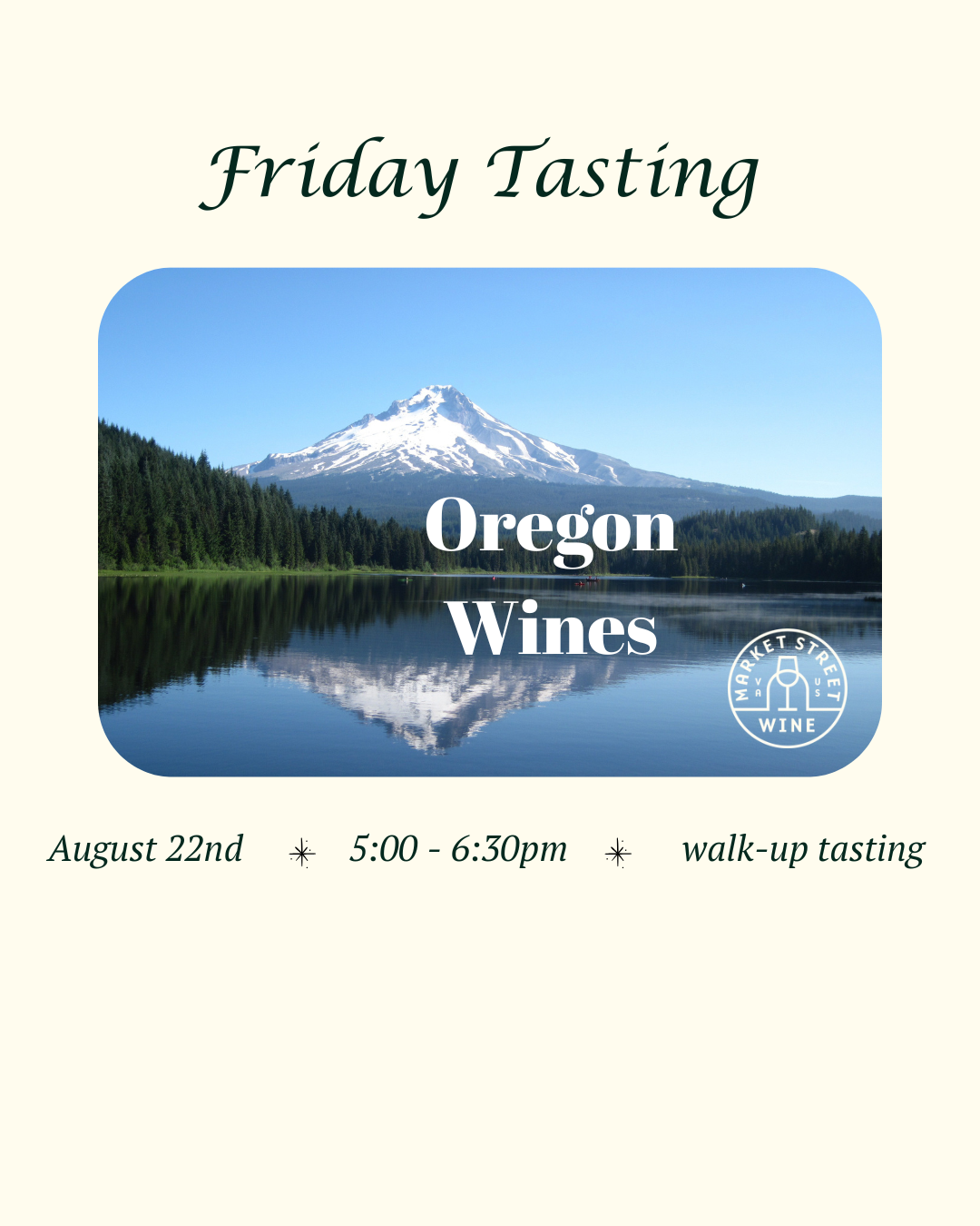 Friday Tasting : Oregon Wines