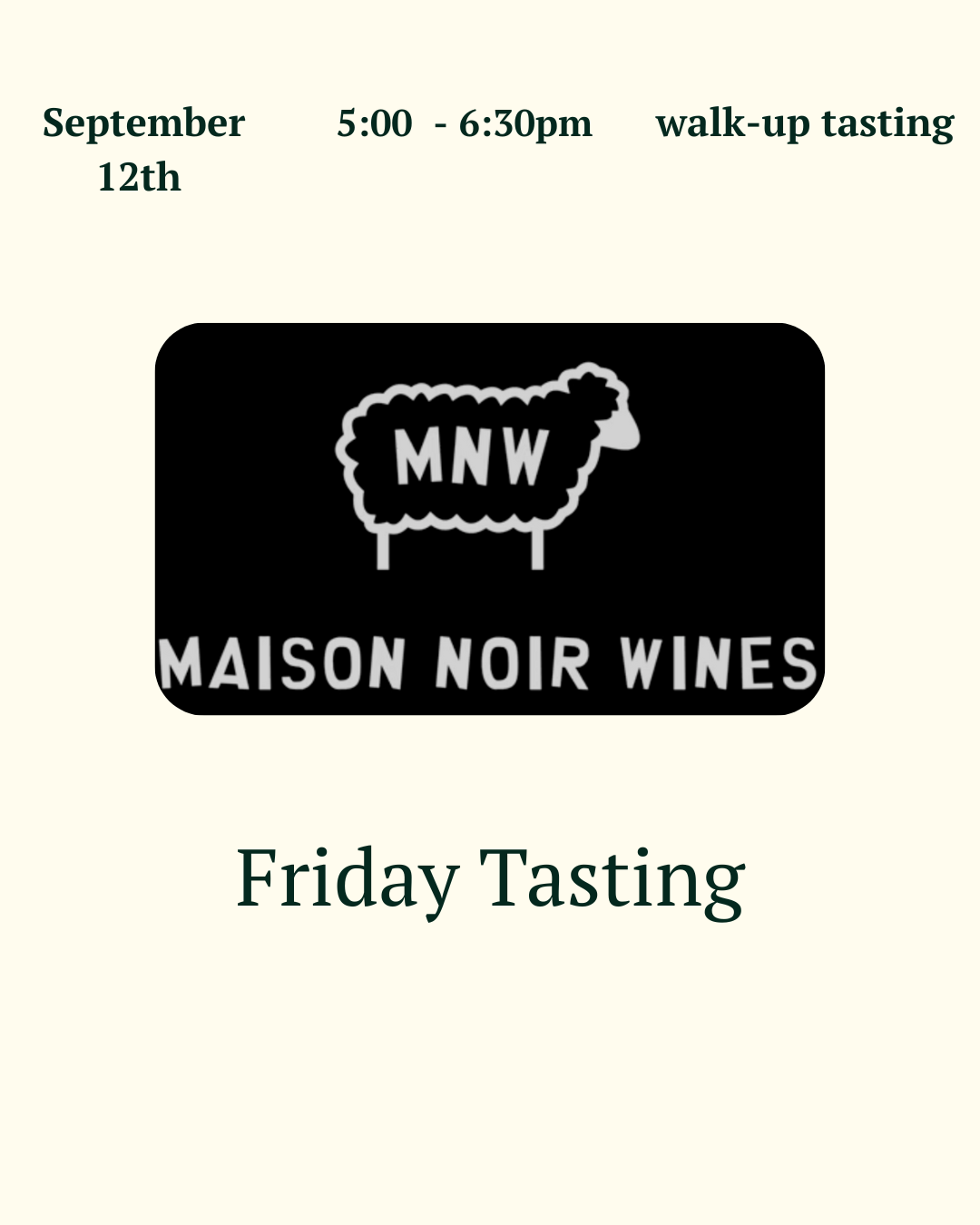 Friday Tasting : American Wines