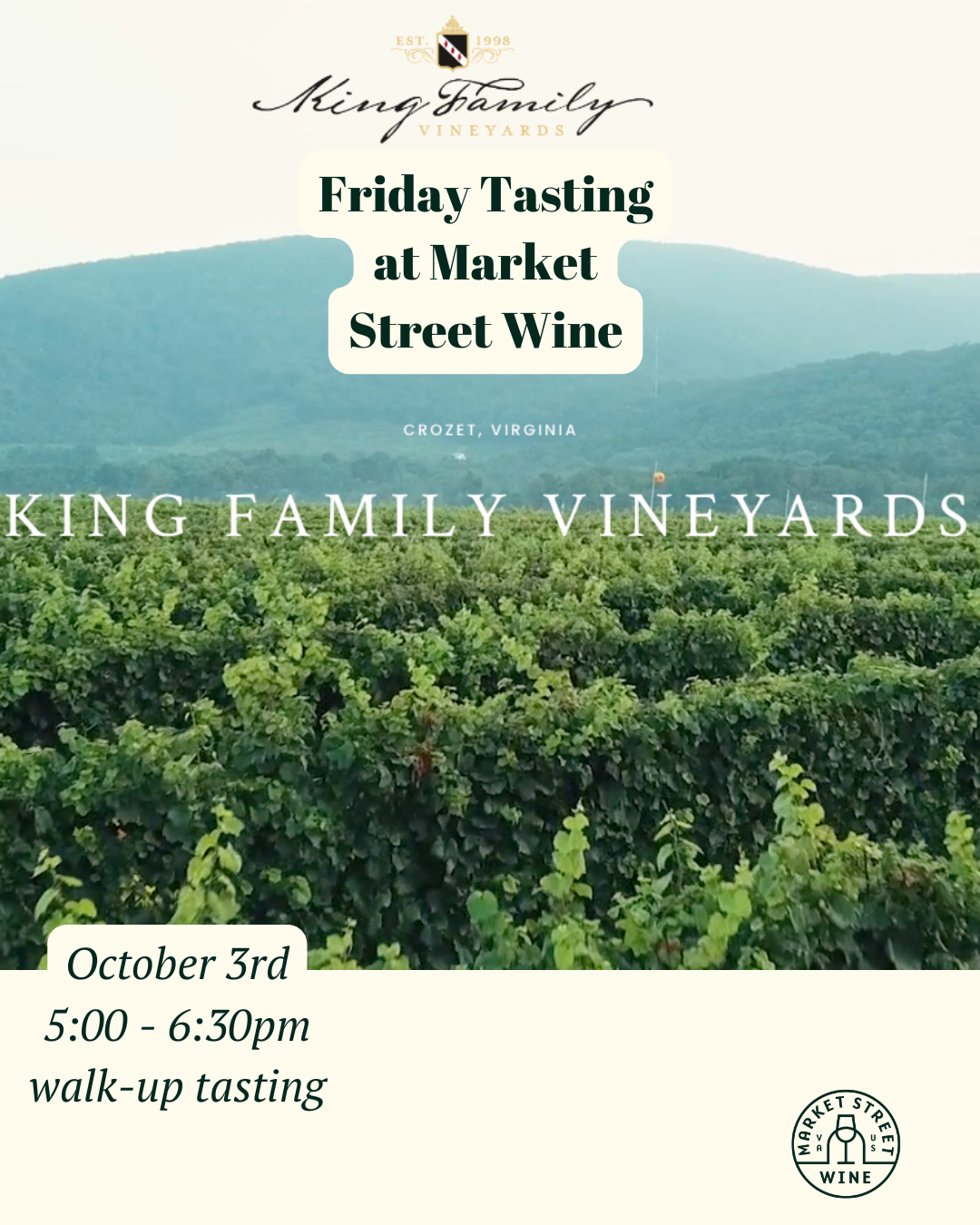 Friday Tasting : King Family Wines