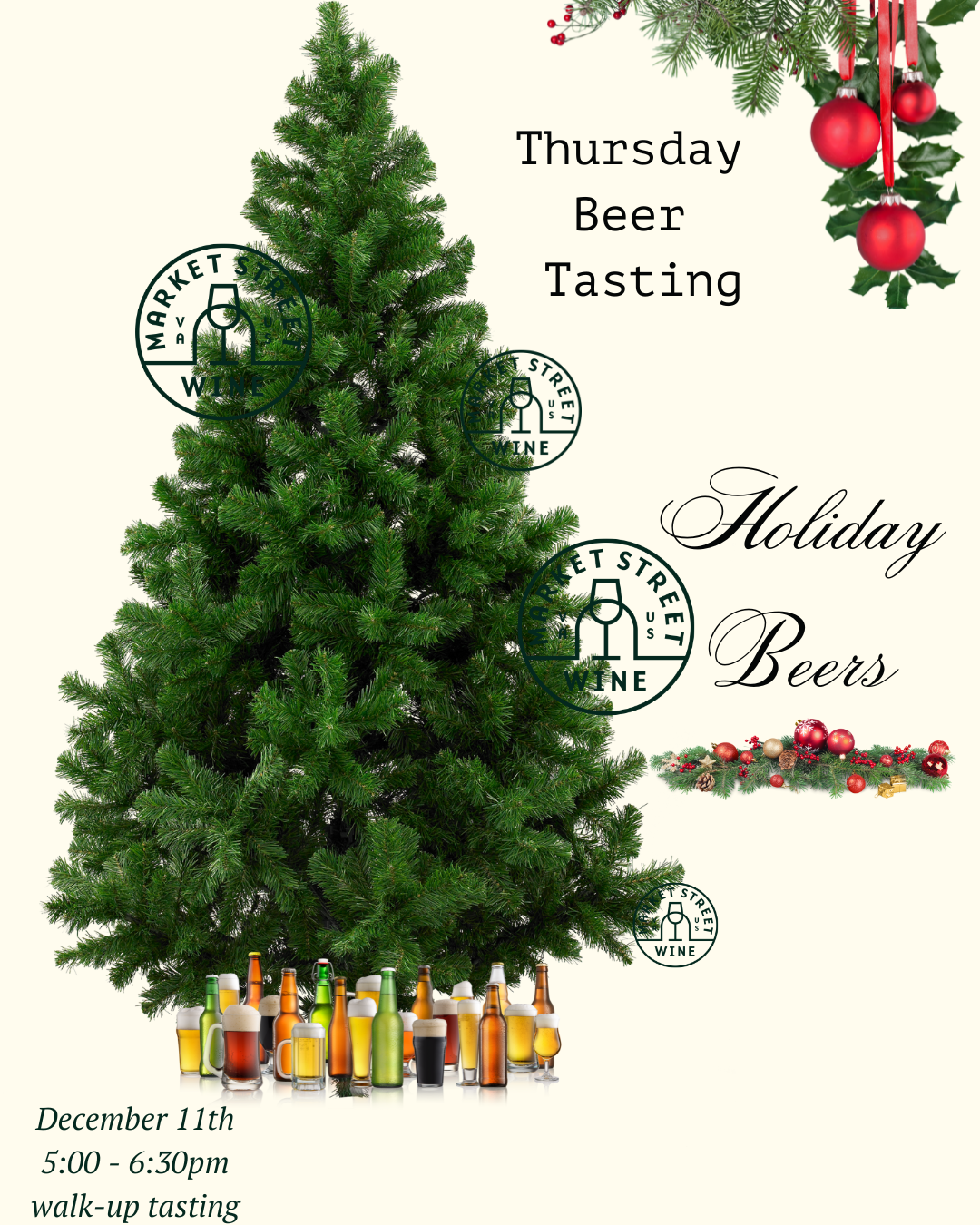 Thursday : Annual Christmas Beer Tasting
