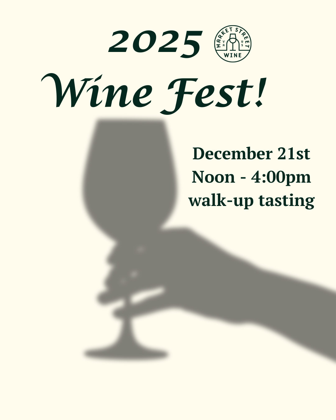 Special Saturday Tasting : 2025 Wine Fest!