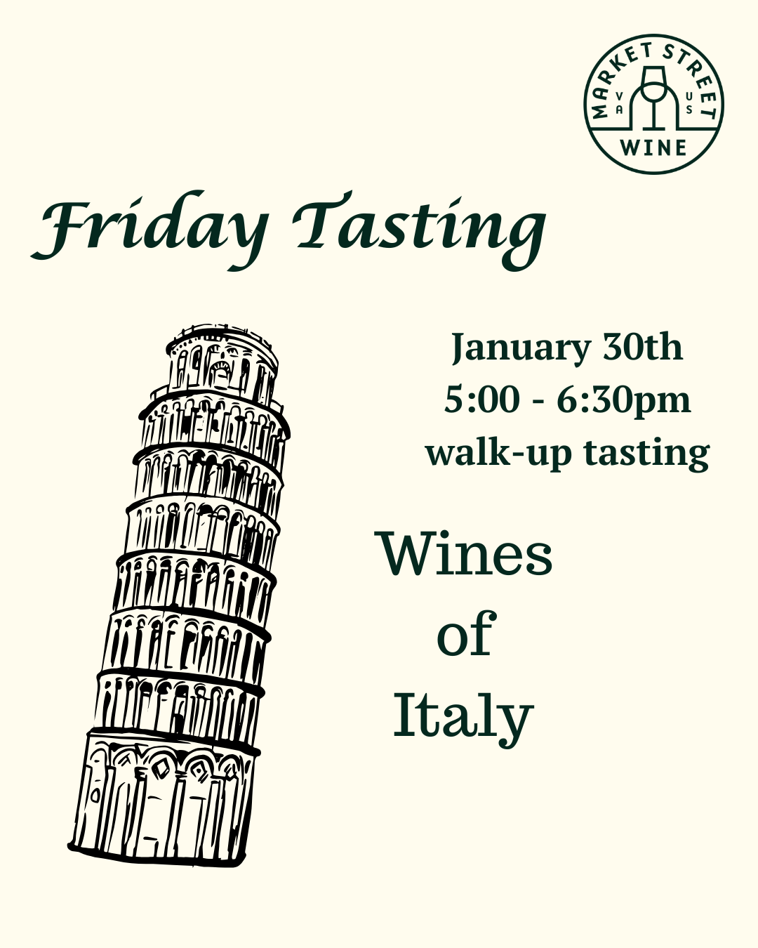 Friday Tasting: Wines of Italy