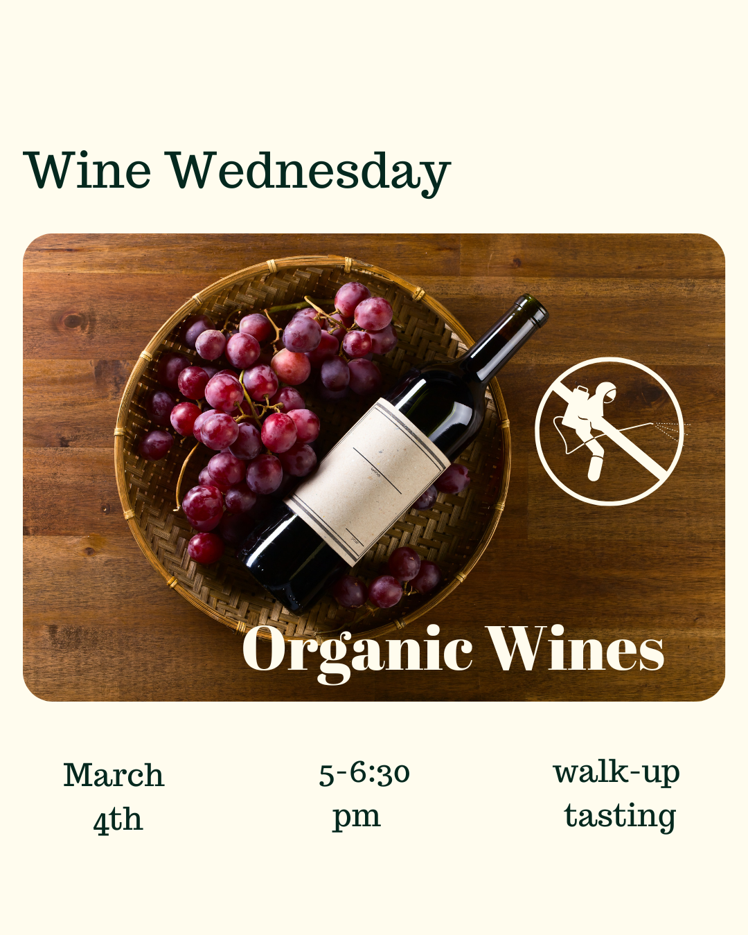 Wine Wednesday : Organic Wines