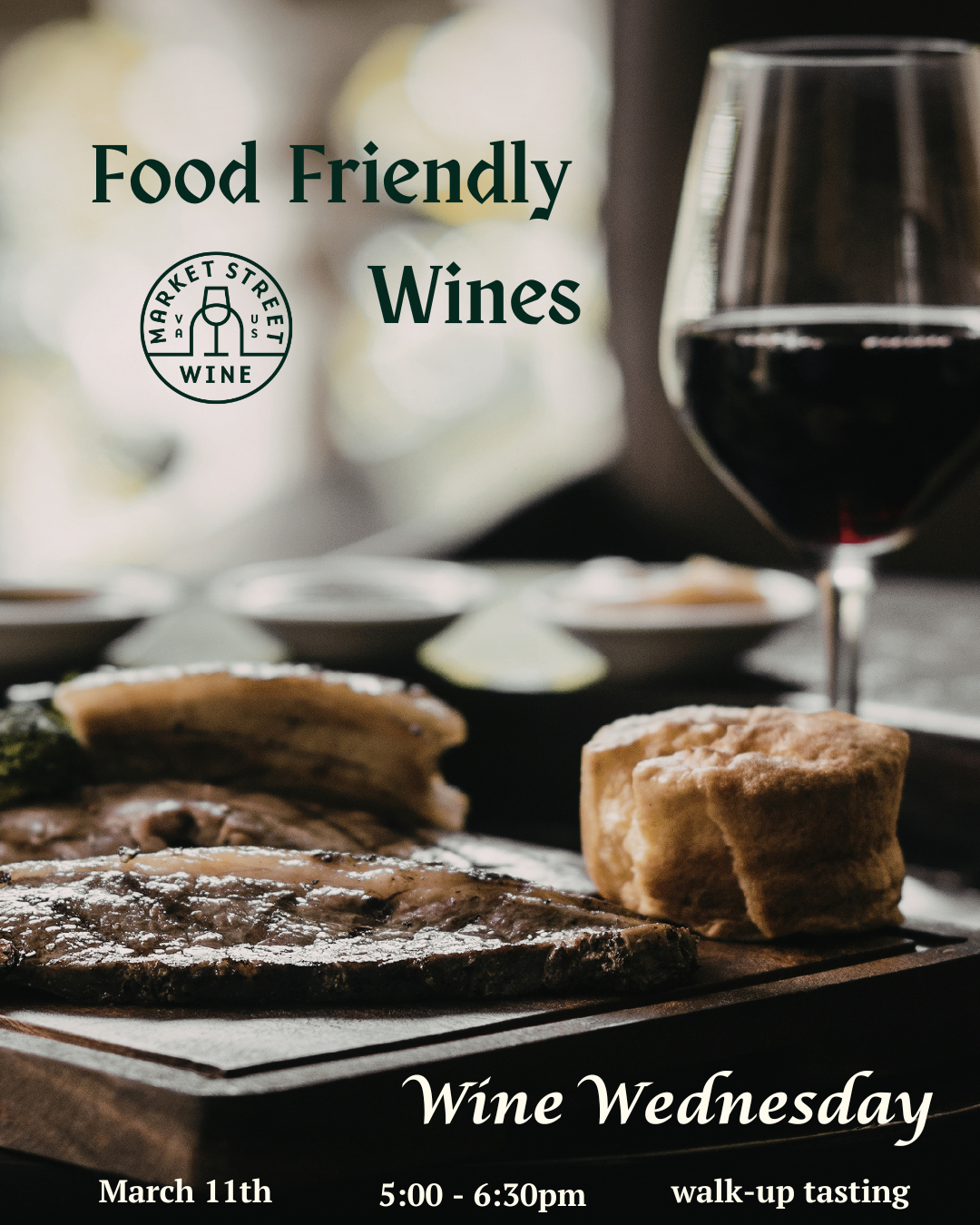 Wine Wednesday : Food Friendly Wines