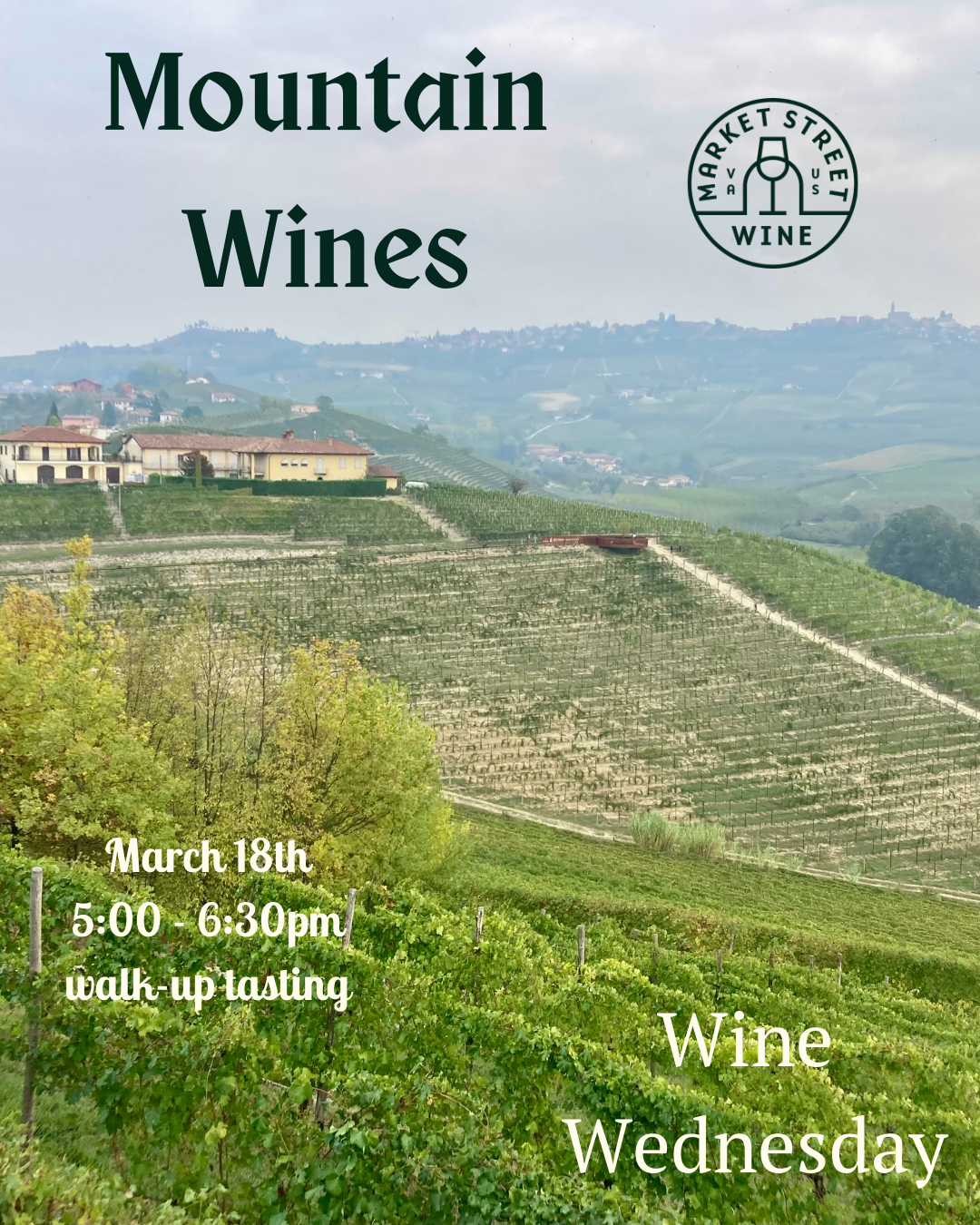 Wine Wednesday : Mountain Wines