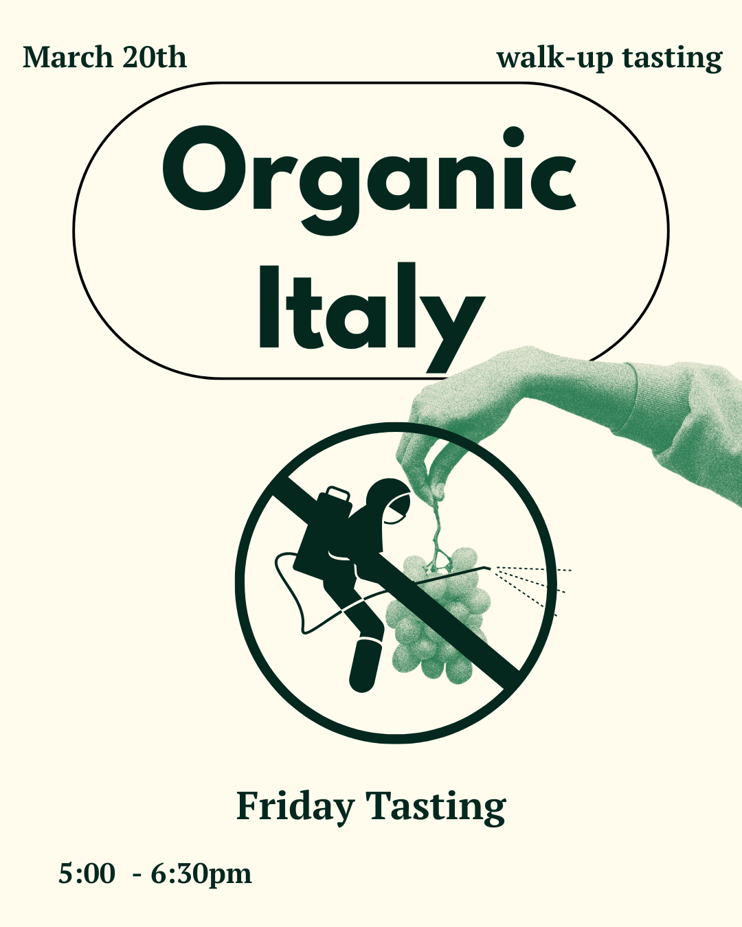 Friday Tasting : Organic Italy
