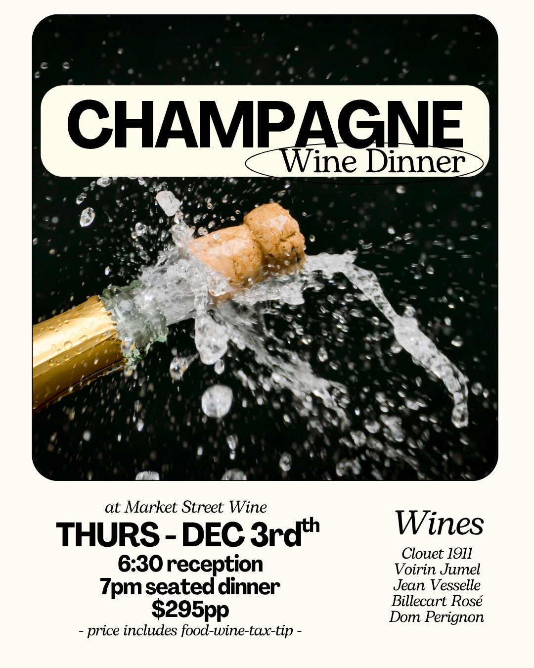 Champagne Wine Dinner 