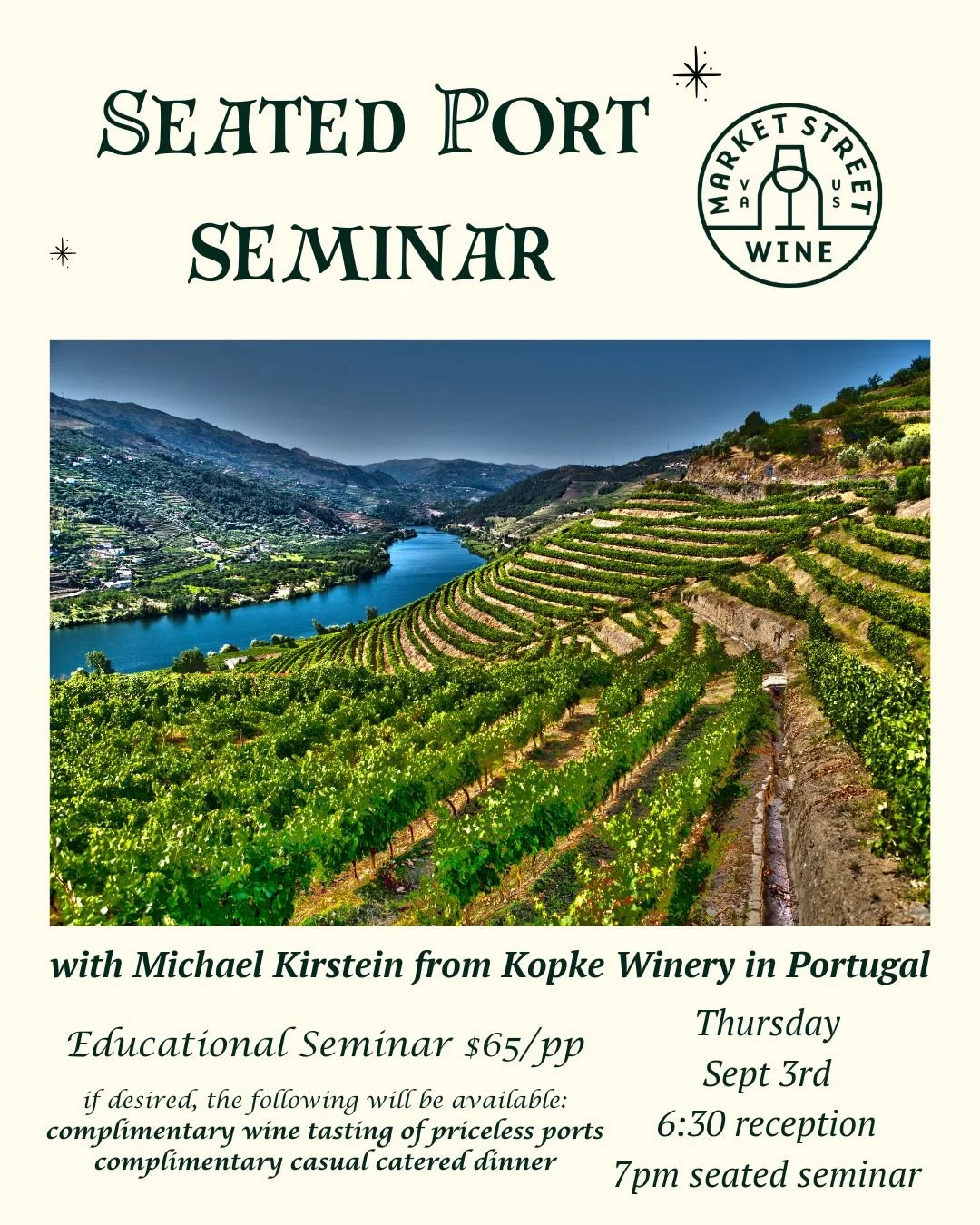 Very Special Port Wine Seminar *reservations necessary, limited seating*