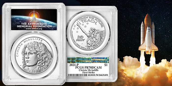 PCGS Offering Special Label Memorializing NASA Challenger Astronaut Christa McAuliffe