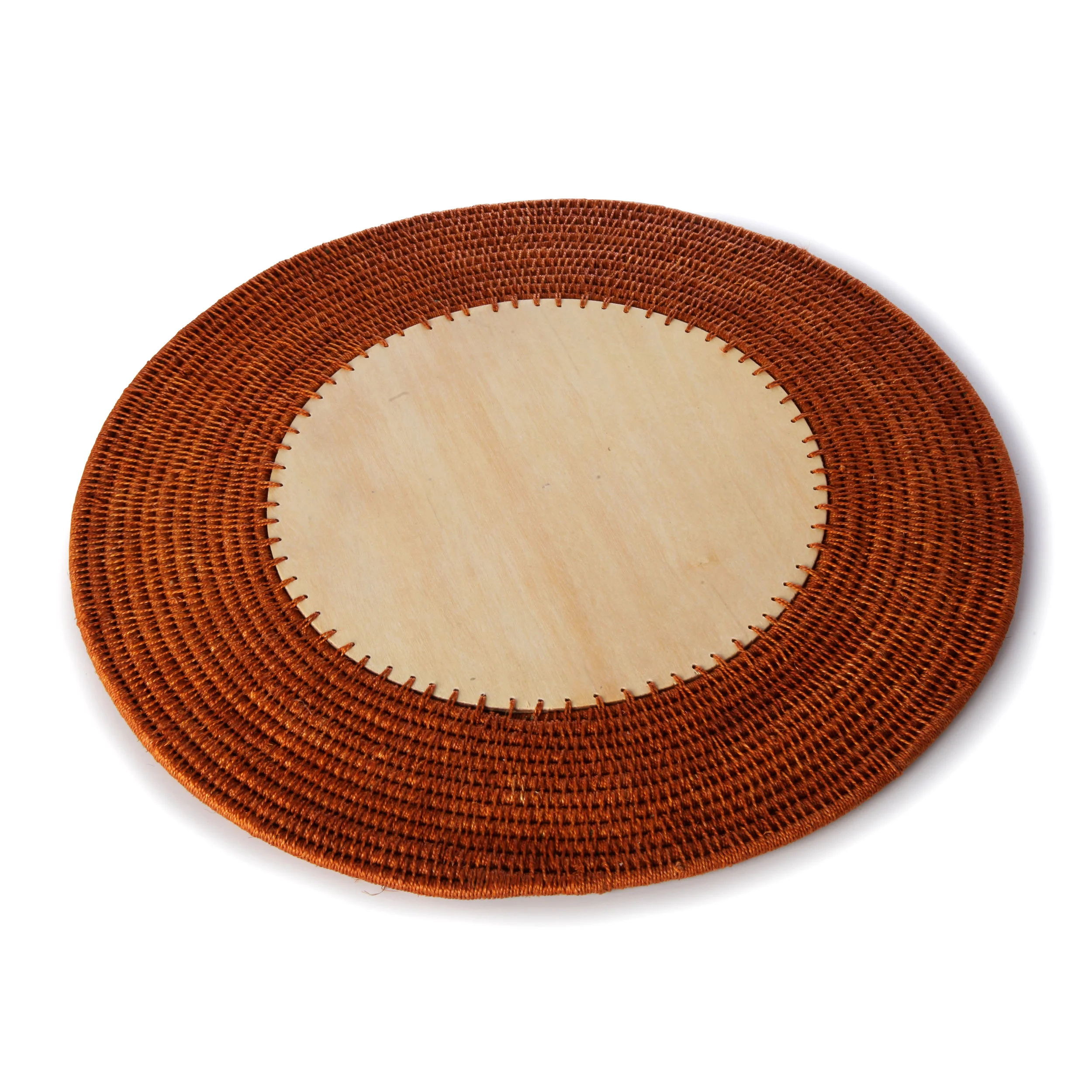 round charger - ginger