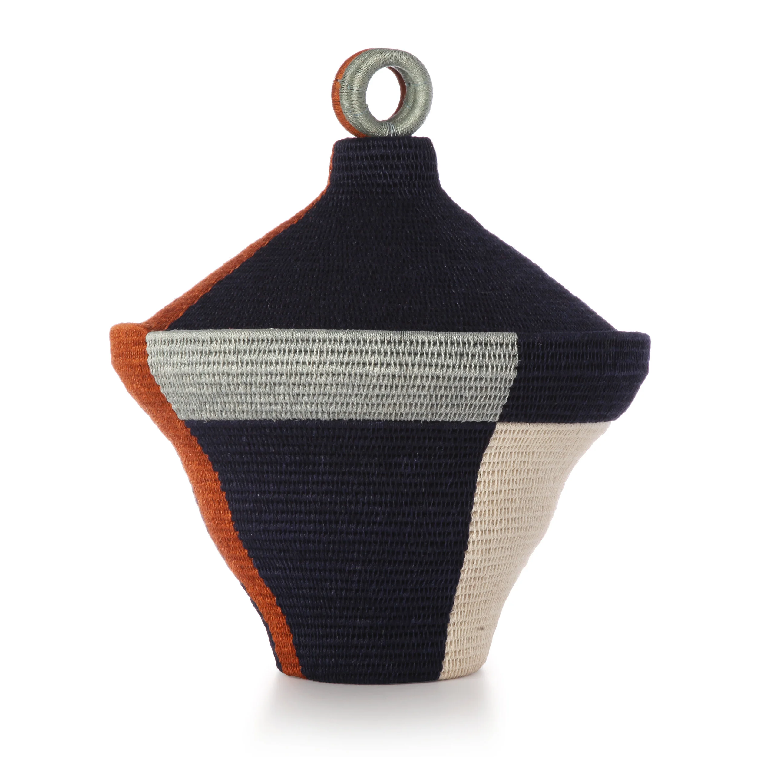 asymmetric urn indigo