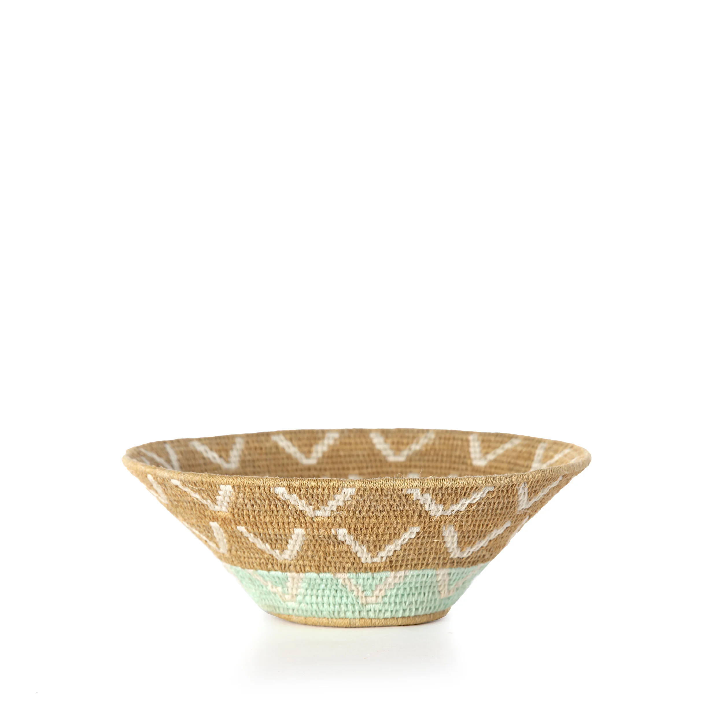 marriage medium basket mustard/cream/mint