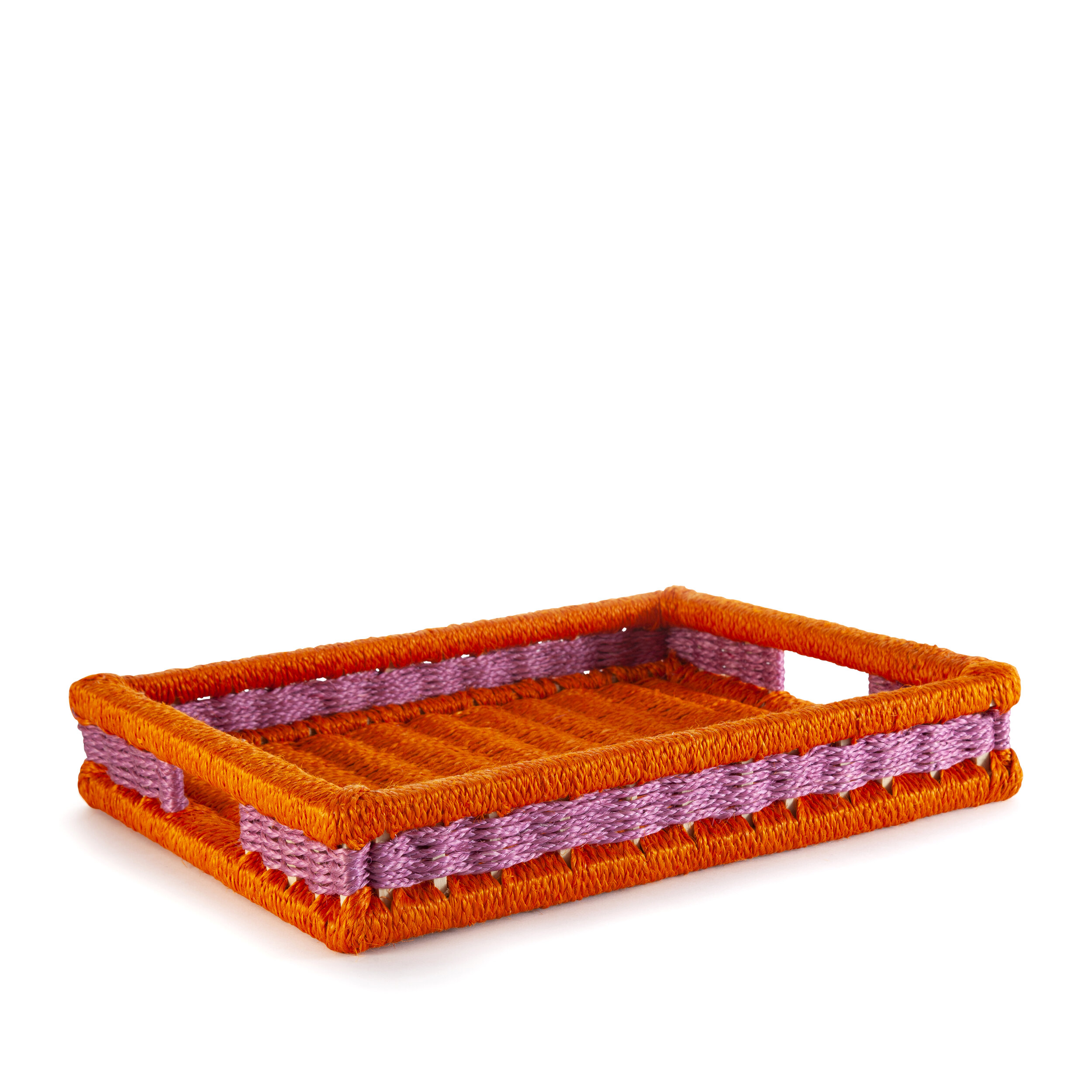 colorblock tray  sunburst + magenta