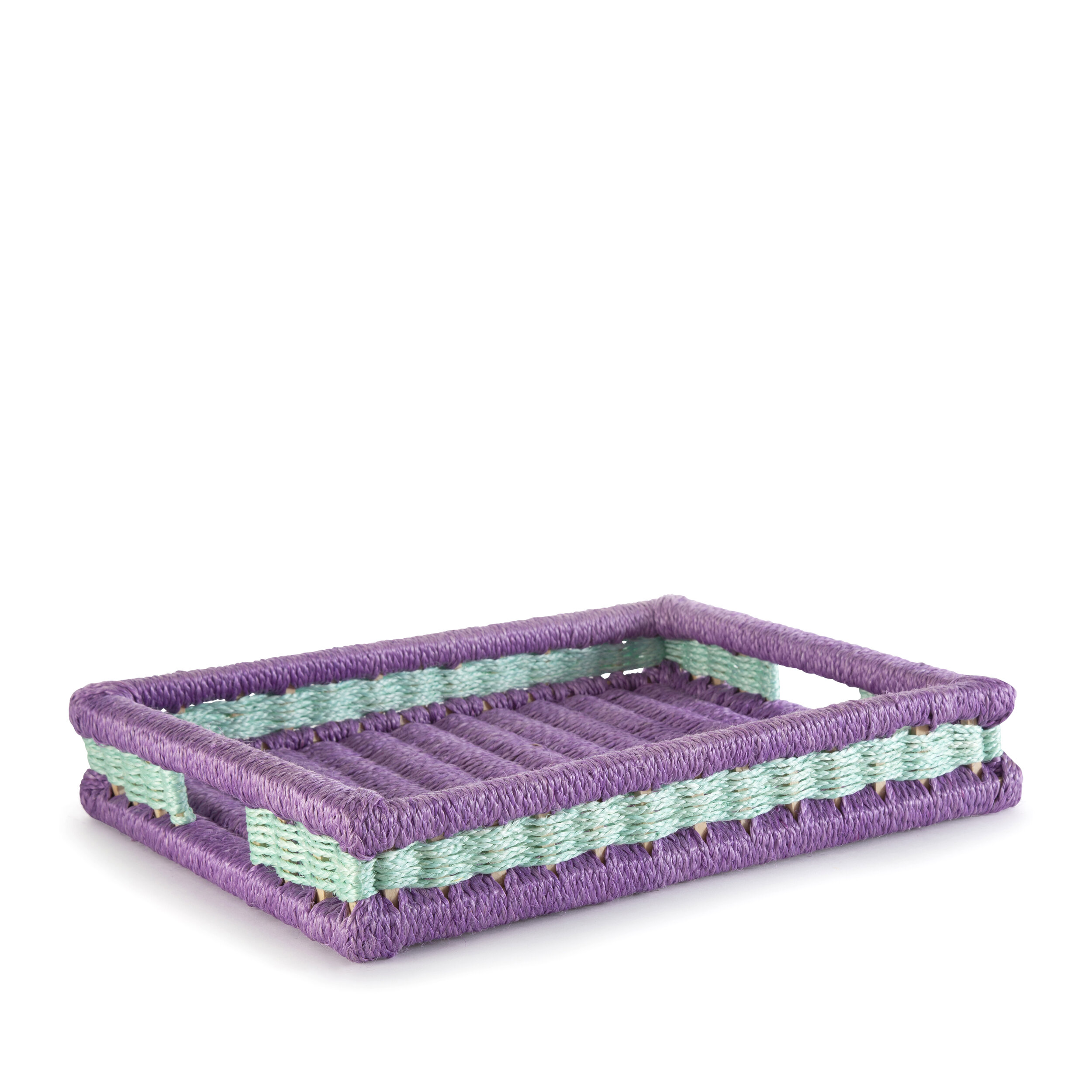 colorblock tray  lilac + aqua