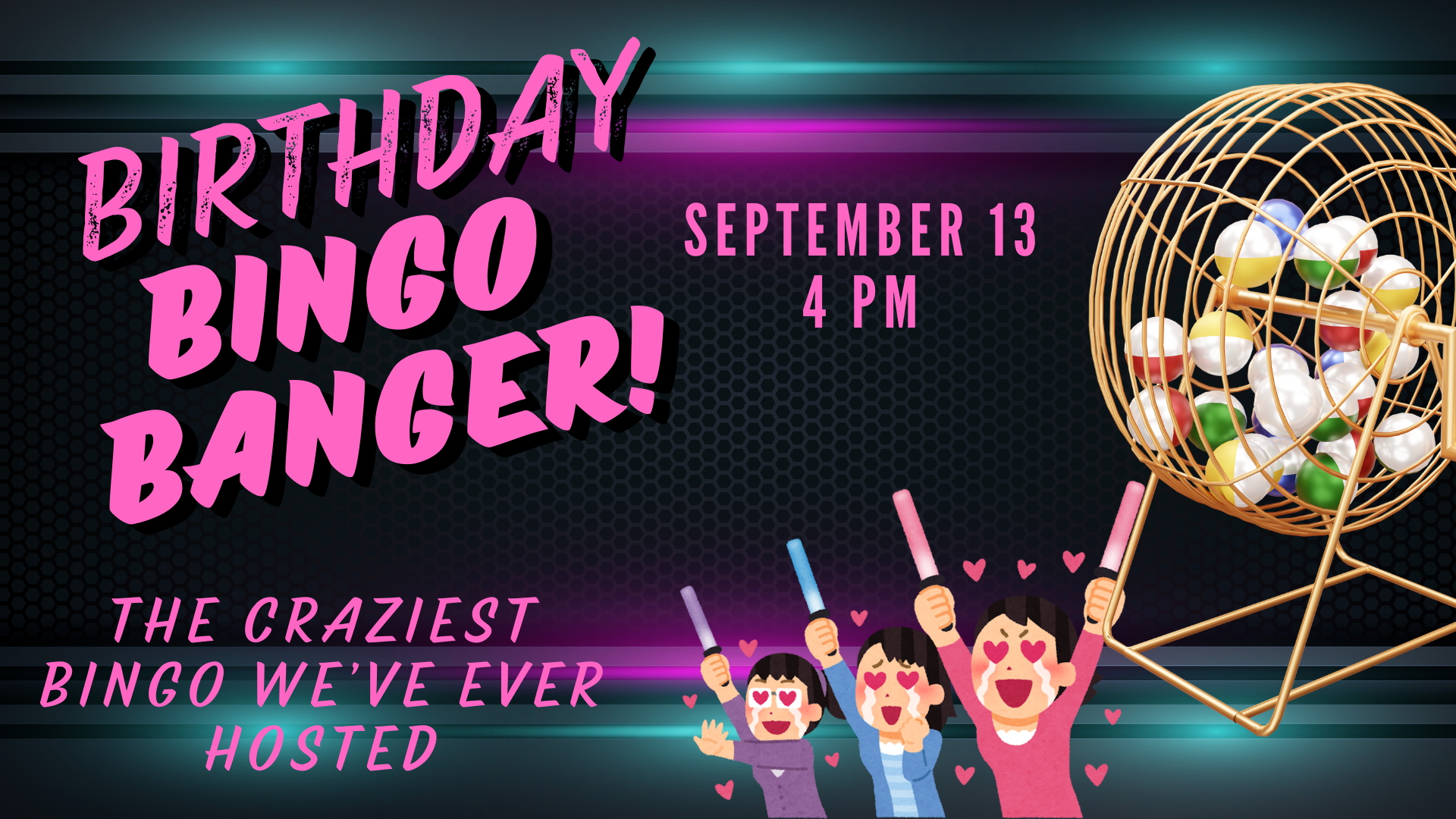 Birthday Bingo Banger (party/music bingo)