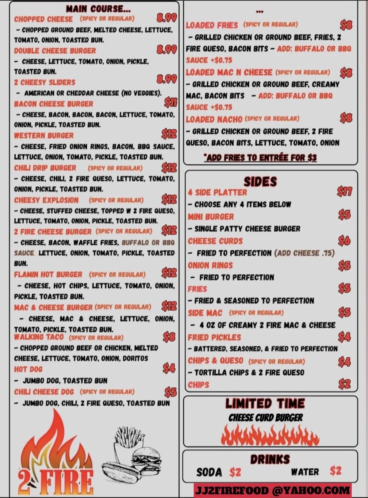 2 Fire Food Trailer 