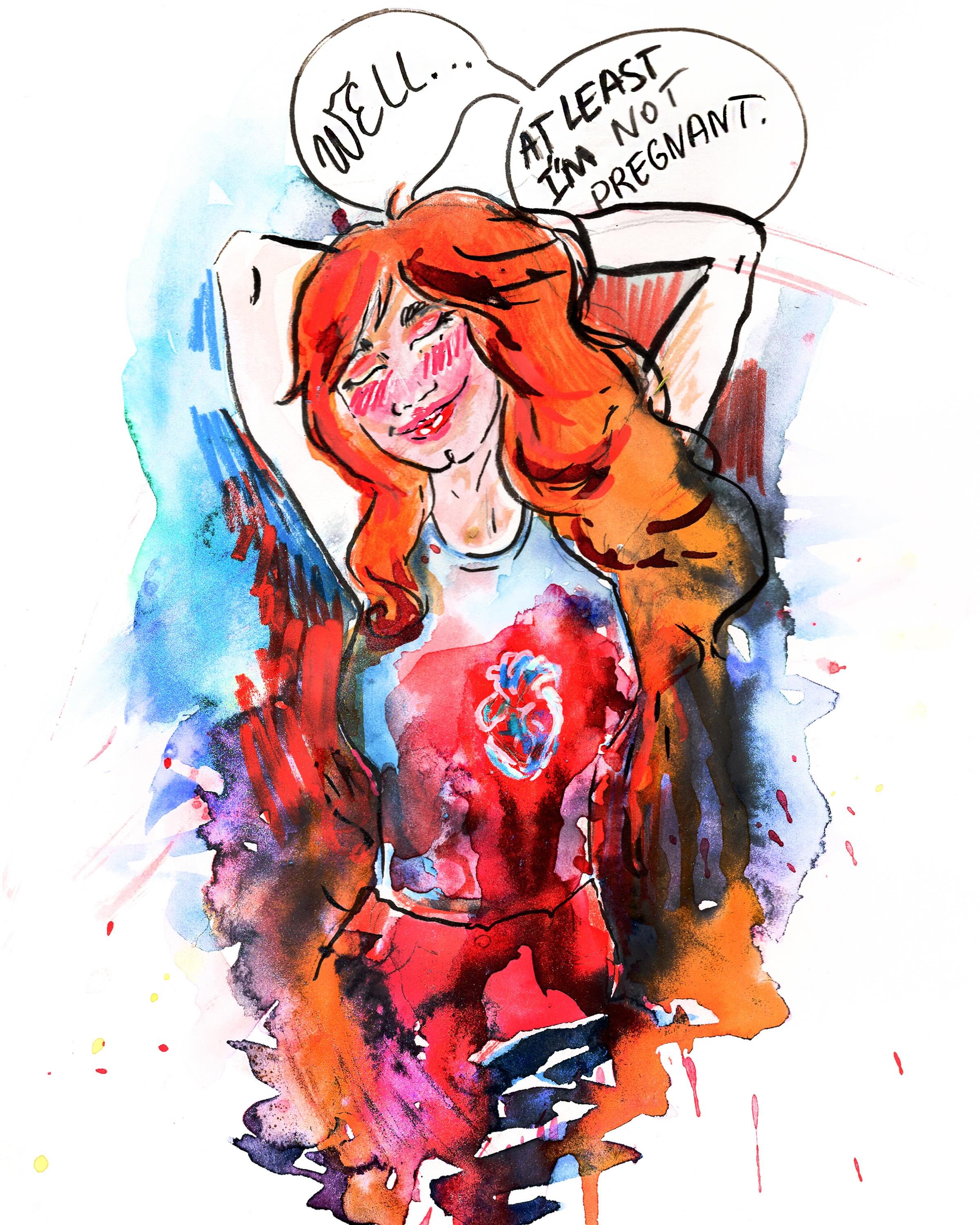 Well&hellip;

#ilonahetman #comicart #watercolourartist