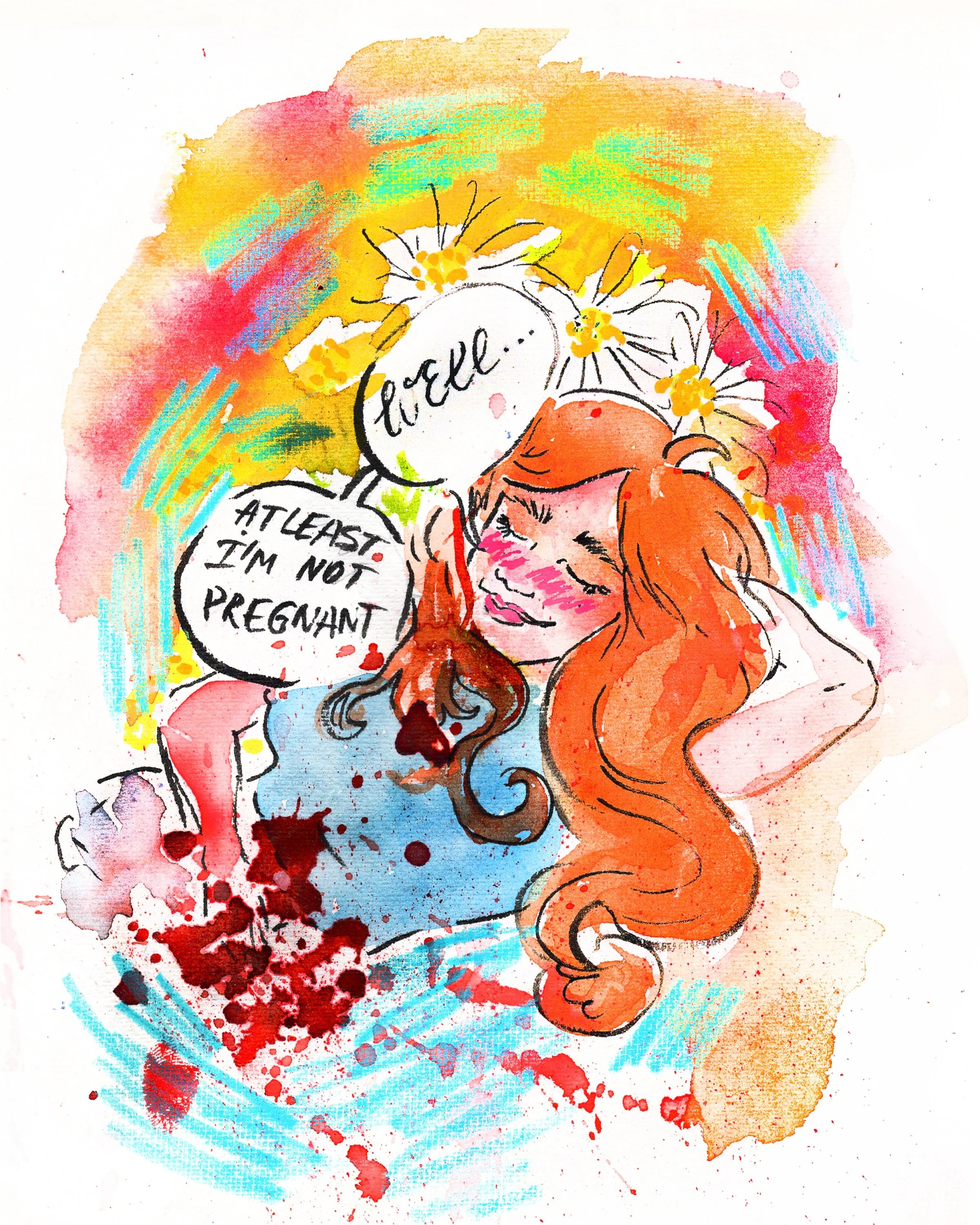 Well&hellip; and it&rsquo;s Friday ;)

#ilonahetman #artist #comicart #watercolourillustration