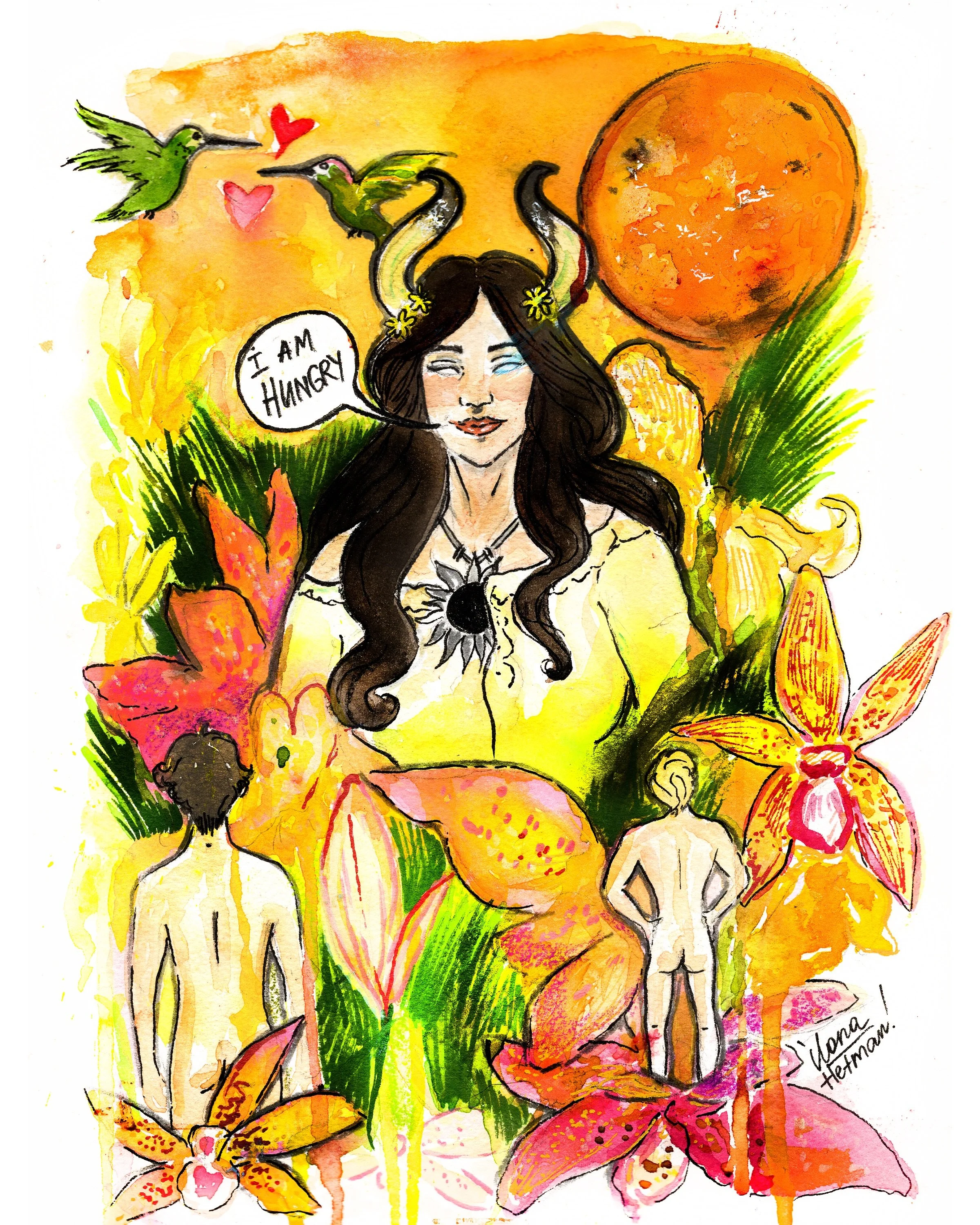 Abril is a Taurus. Questions? 

#ilonahetman #watercolourartist #taurus