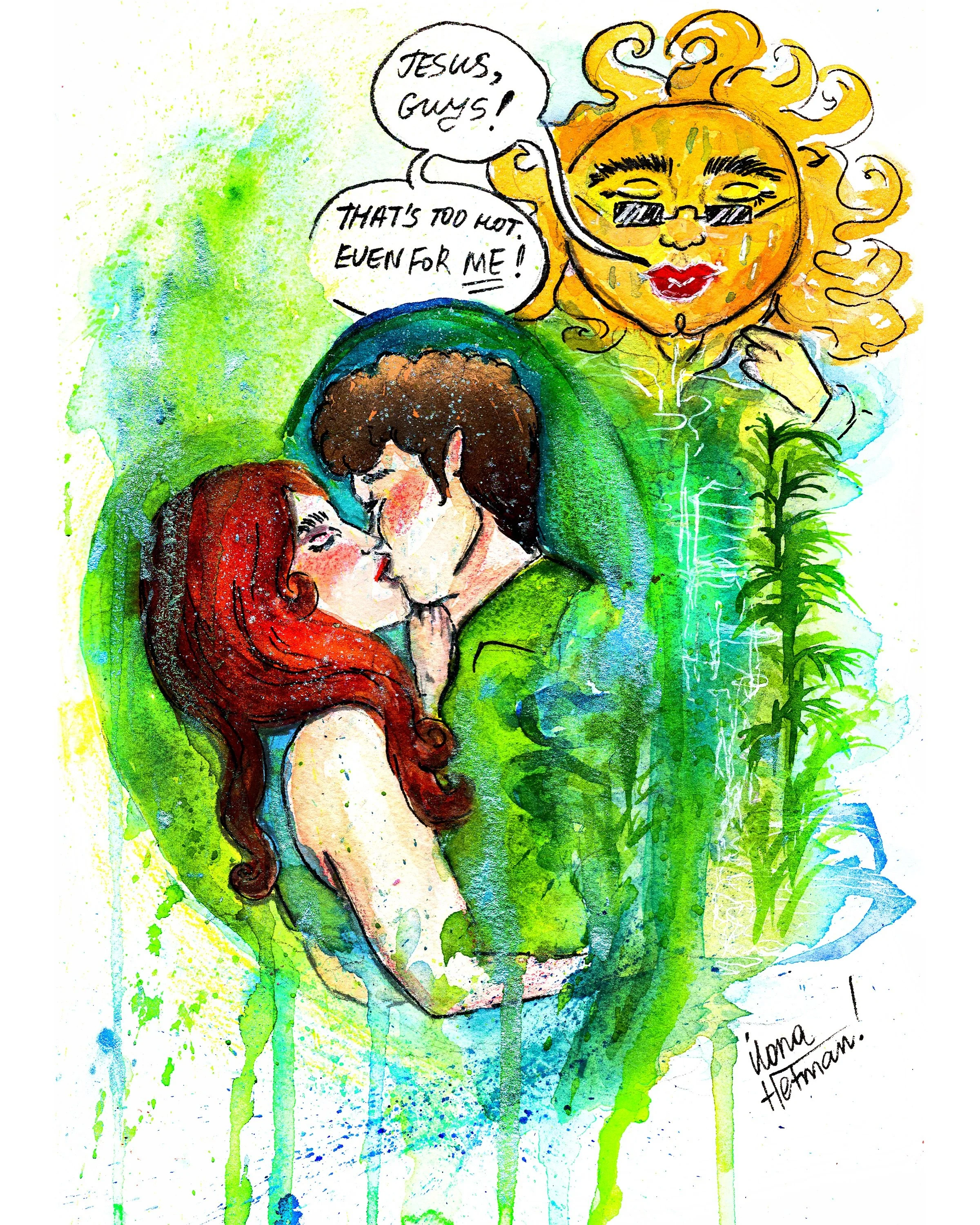 Ear infection or not, Ilona Hetman&rsquo;s Summer of Love isn&rsquo;t over just yet! Purr meow~ 

#ilonahetman #watercolourartist