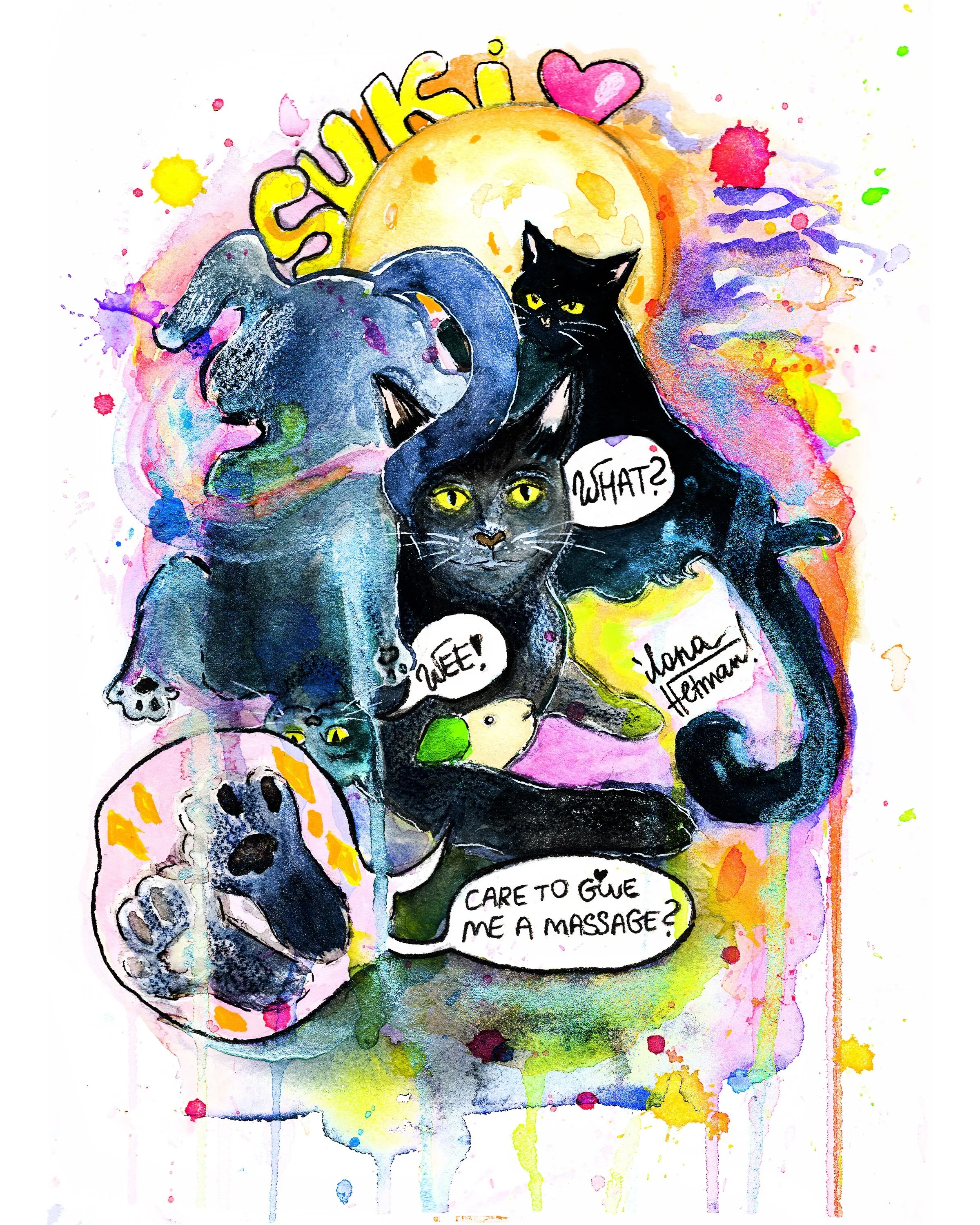 Another pet commission for a happy customer! 

Suki ❣️ for Michelle. 

#ilonahetman #watercolourartist #petcommission #comicart
