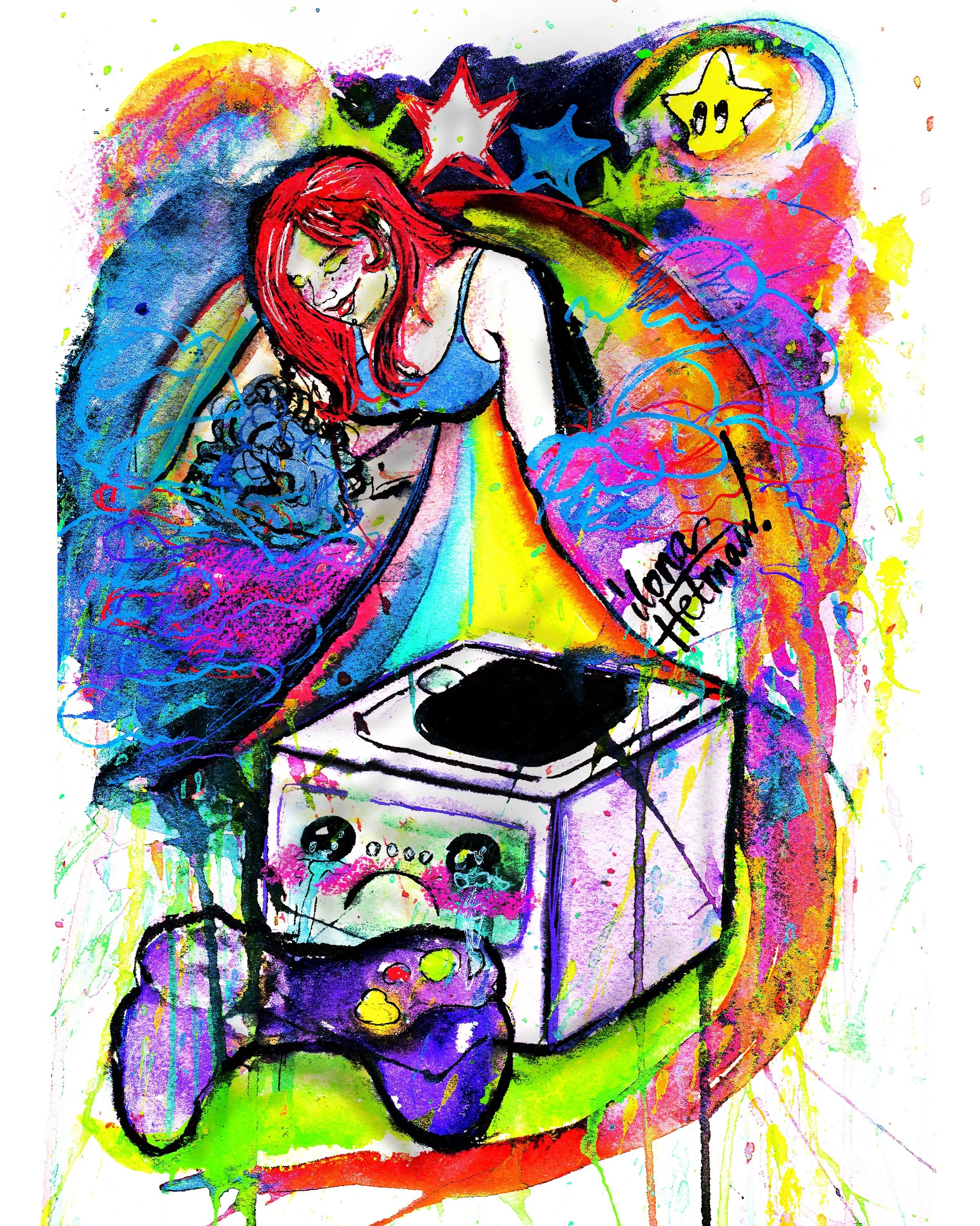 GameCube and Chill? 🌈 ⭐️ 

#ilonahetman #nintengogamecube #nostalgia