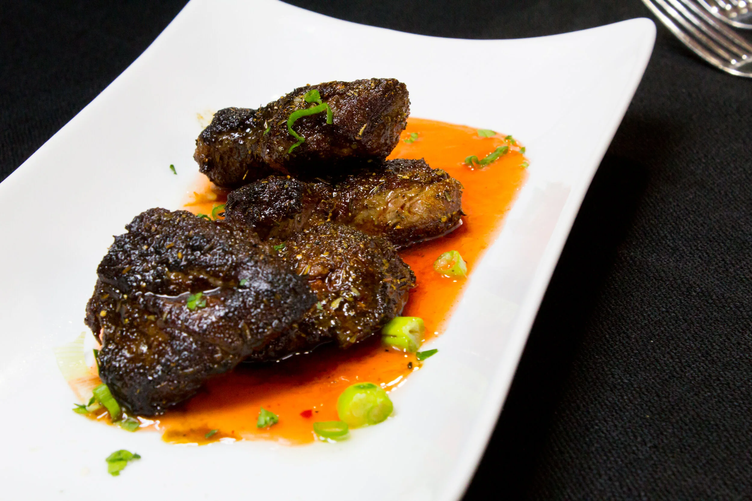 Cast Iron Skillet Cooked Filet Mignon Tips