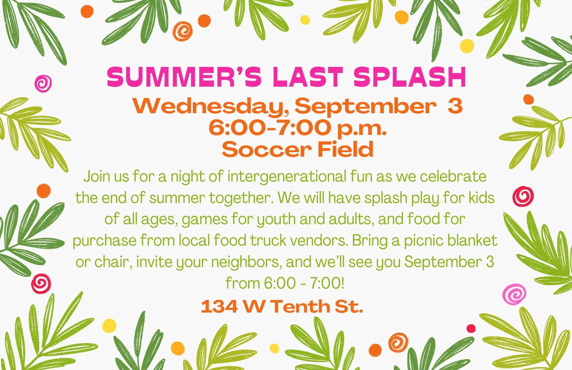 Summer's Last Splash